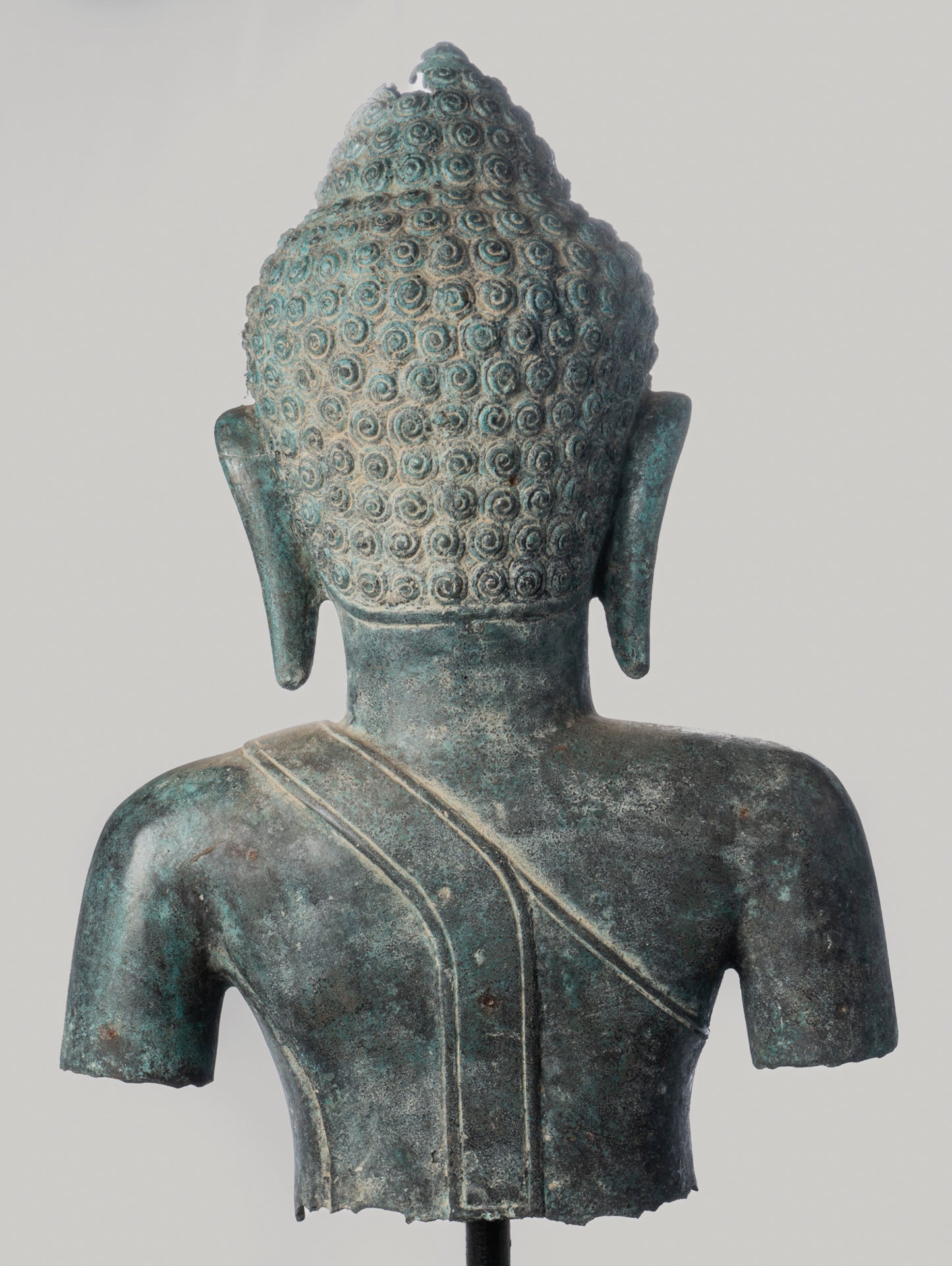 Buddha Statue - Antique Thai Style Southeast Asia Guatama Buddha Torso Statue - 67cm/27"