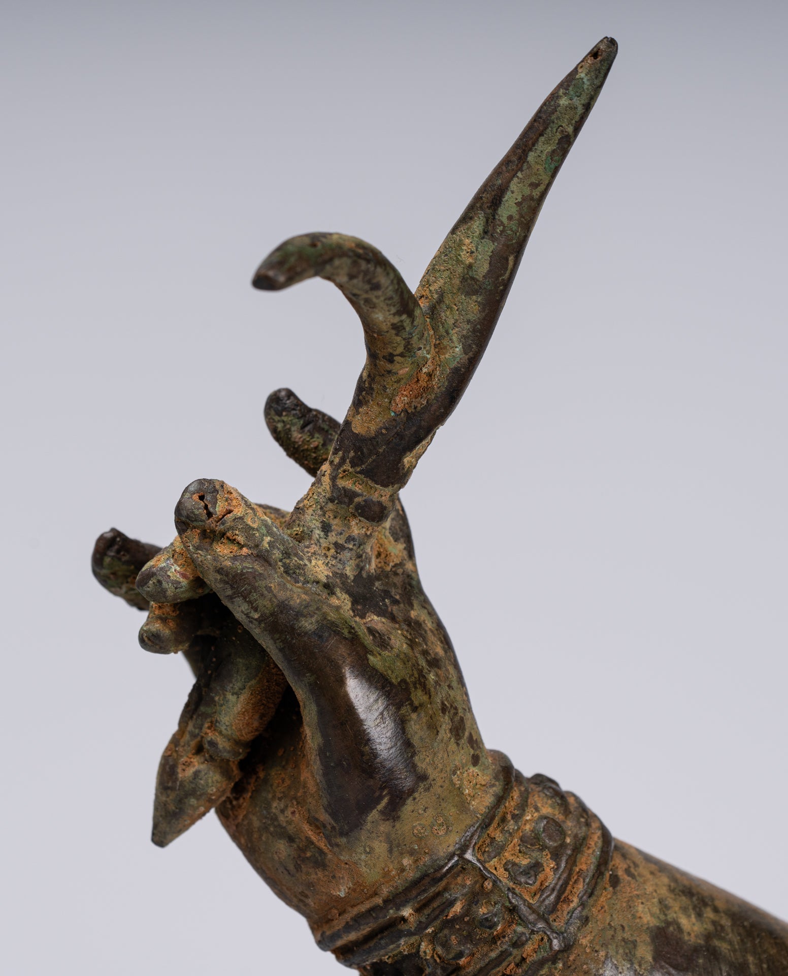 Ganesha Statue - Antique Chola Style Bronze Standing Ganesh Statue - 62cm/25"