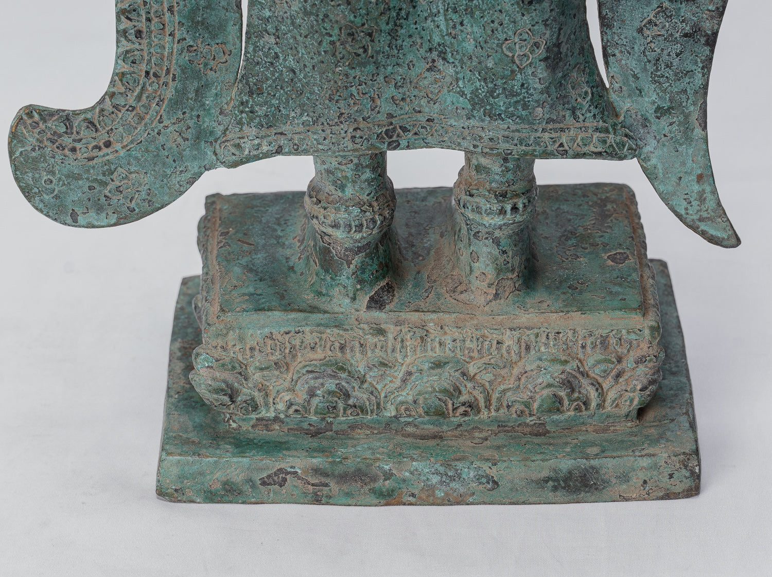 Apsara Statue - Antique Khmer Style Bronze Angkor Wat Apsara or Angel Statue - 62cm/25"