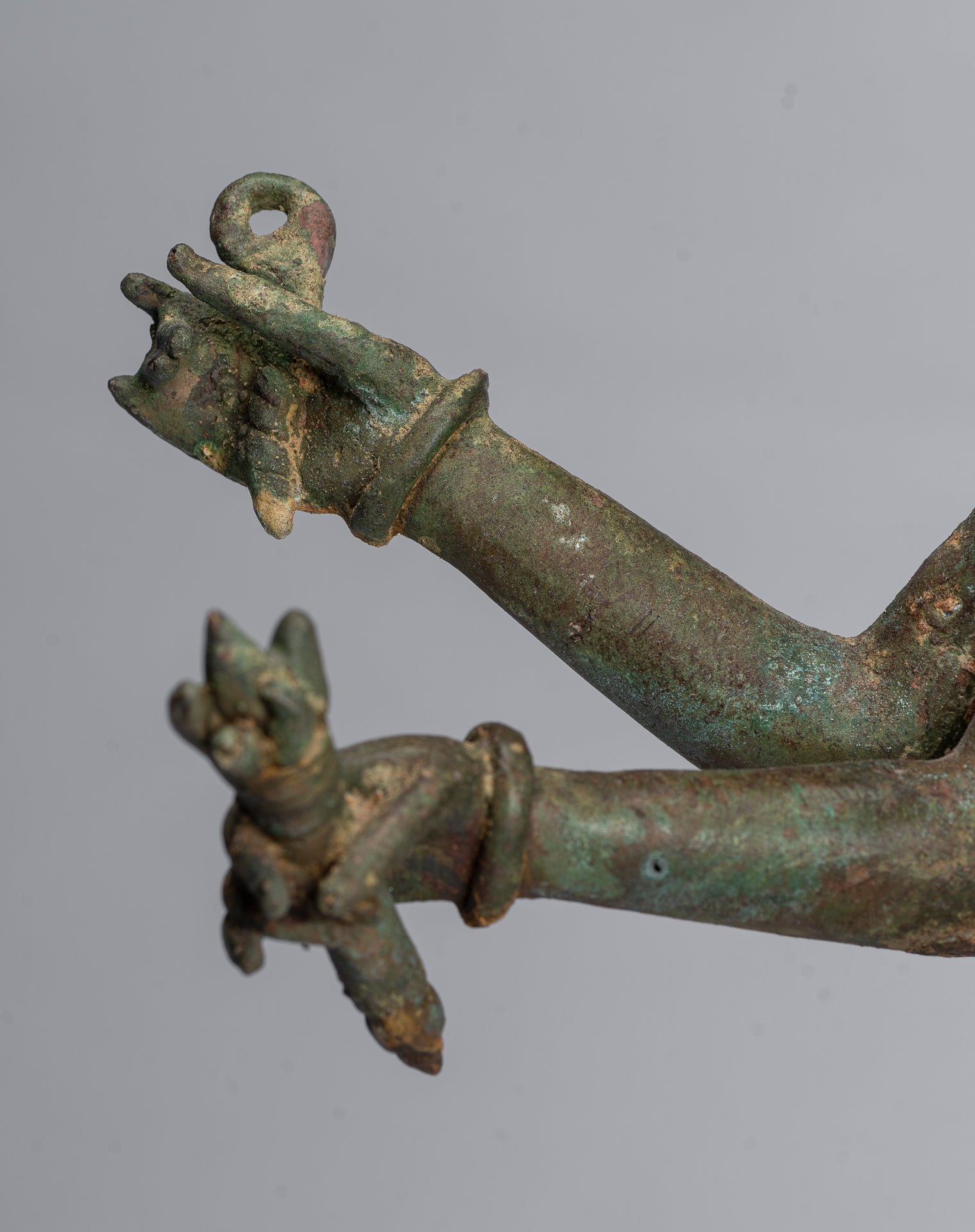 Brahma Statue - Antique Indian Style Standing Bronze Brahma 6 Arms - Hindu God Creation - 58cm/23"