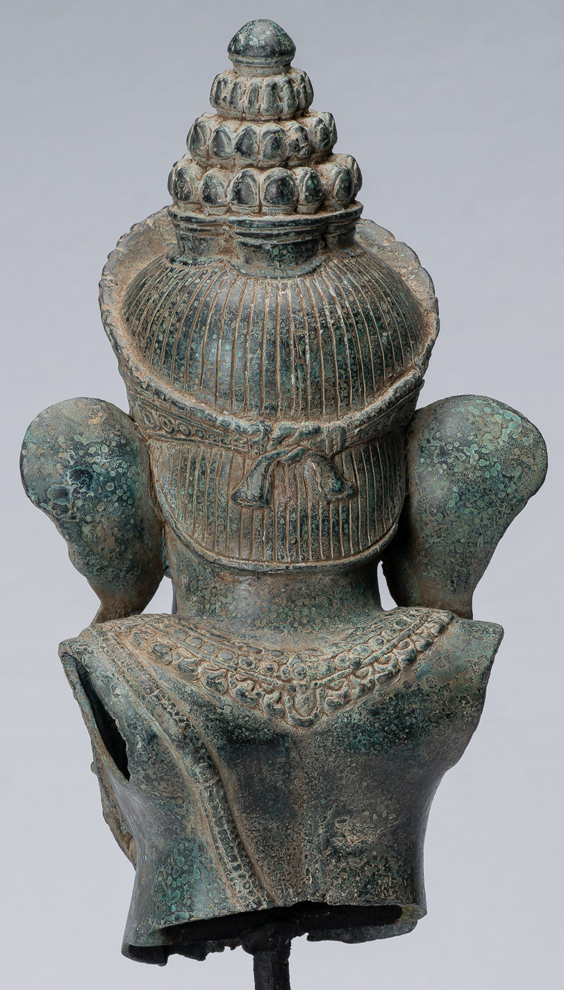 Statue Ganesha - Bronzo montato in stile Khmer antico Angkor Wat Ganesha Statua - 45cm/18 "