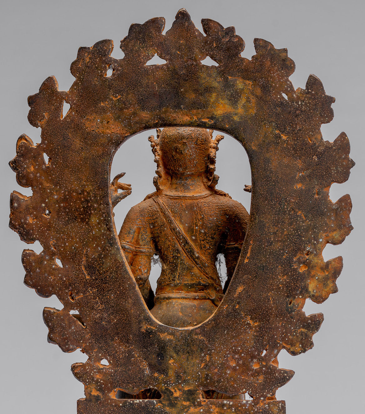 Bodhisattva Statue-Antike Indonesische Stil Javanese 16-Arm Avalokiteshvara Bodhisattva Statue-28cm/11 "