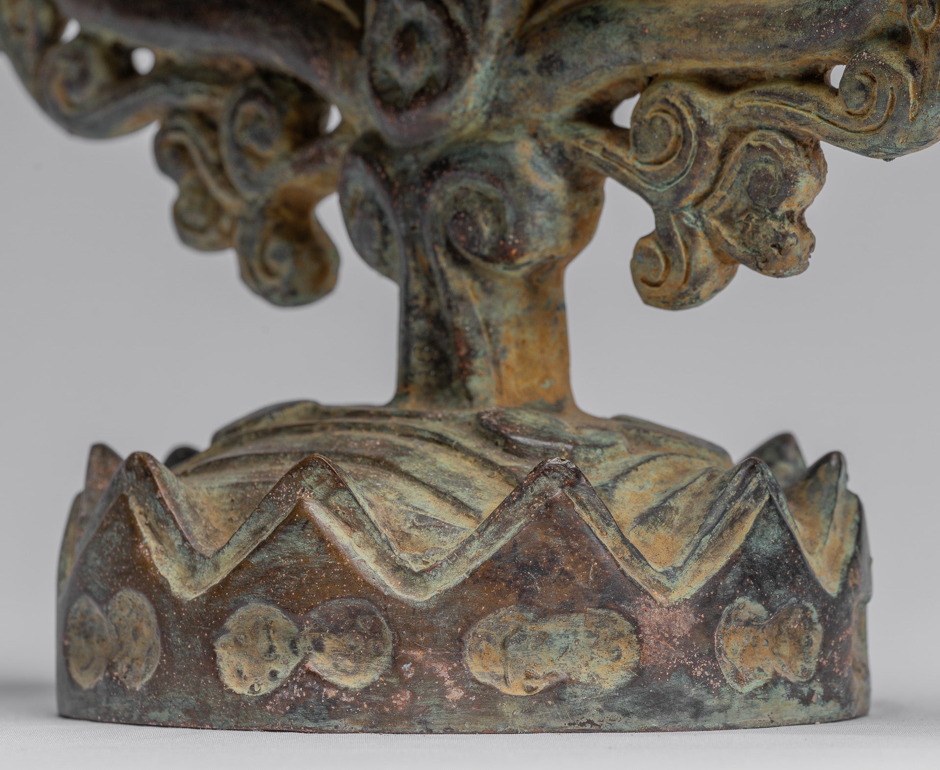 Statue de Bouddha - Statue de bouddha de méditation javanaise de style indonésien antique - 49cm / 20 "