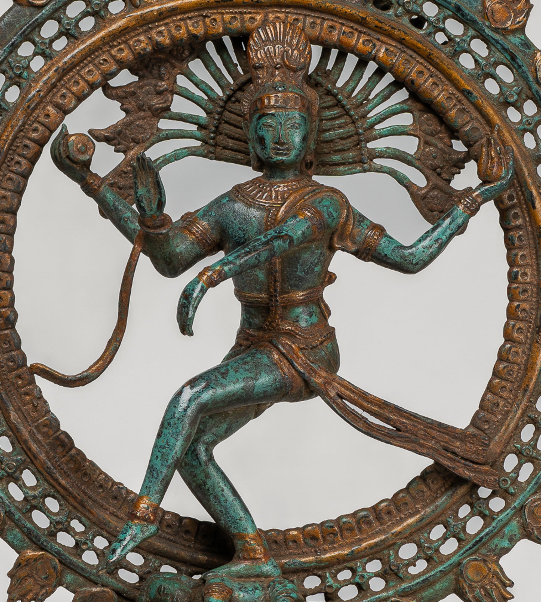 Antique Indian Style Bronze Dancing Shiva statue as Lord Nataraja - 42cm/17"