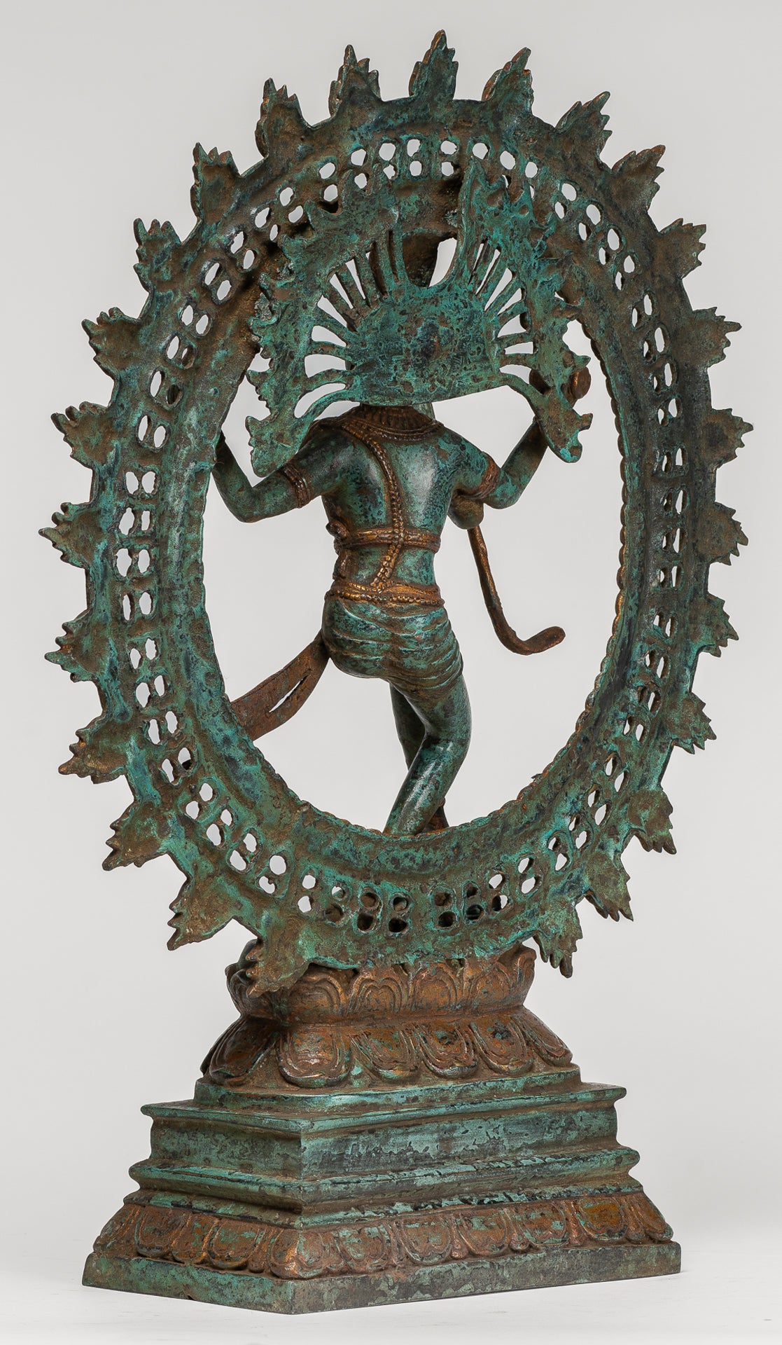 Antique Indian Style Bronze Dancing Shiva statue as Lord Nataraja - 42cm/17"