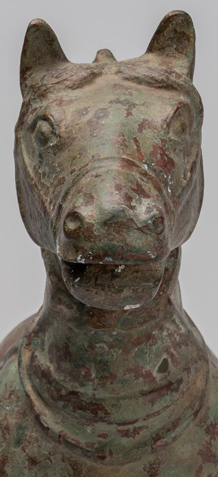 Horse Statue - Antique Chinese Style Standing Bronze Horse - 39cm/16" Tall
