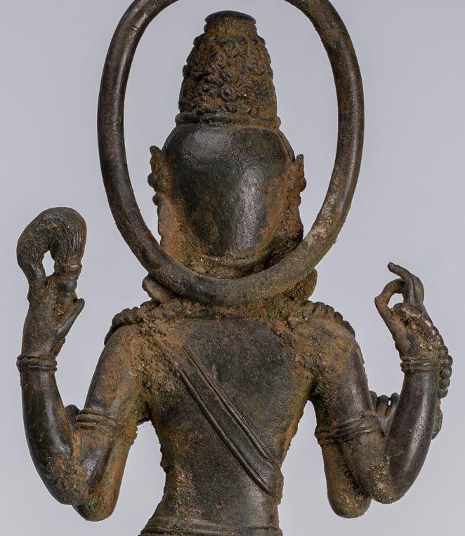 Bodhisattva Statue - Antique Indonesian Style Javanese Avalokitesvara Bodhisattva Statue - 51cm/20"