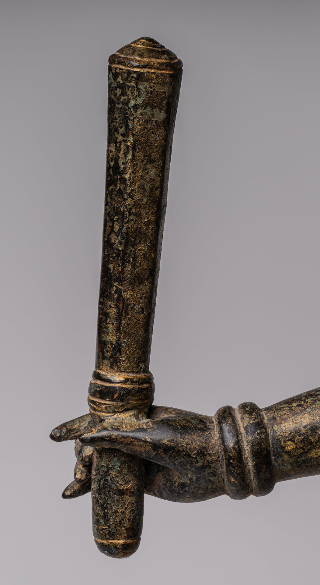 Estatua de Brahma - Estilo antiguo Khmer Koh Ker de pie Bronce Brahma - Creación de Dios Hindú - 94cm/38 "