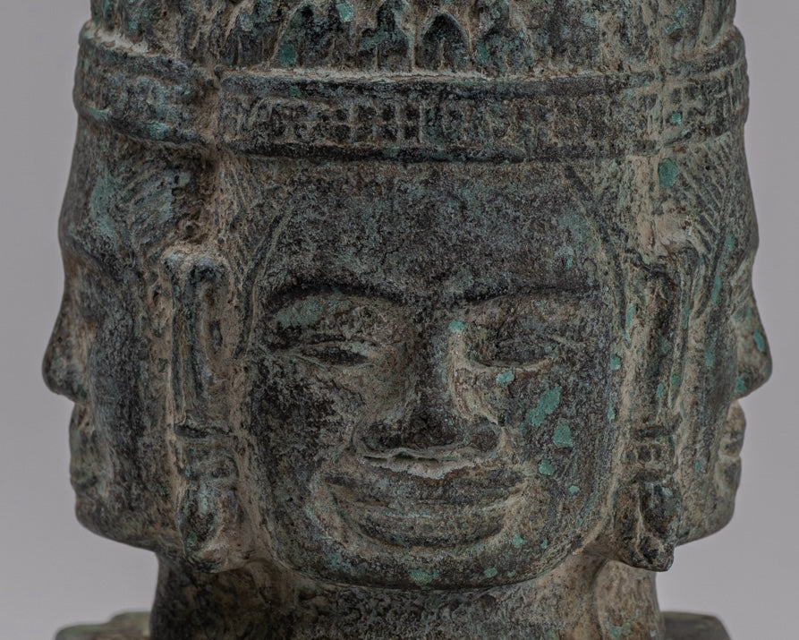 Estatua de Brahma - Torre de Bayón Bayón de estilo jemer antiguo o Stupa- 19cm/8 "