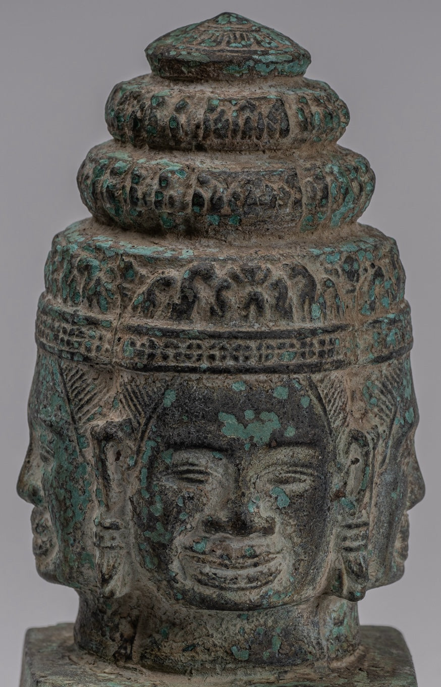 Estatua de Brahma - Torre de Bayón Bayón de estilo jemer antiguo o Stupa- 19cm/8 "