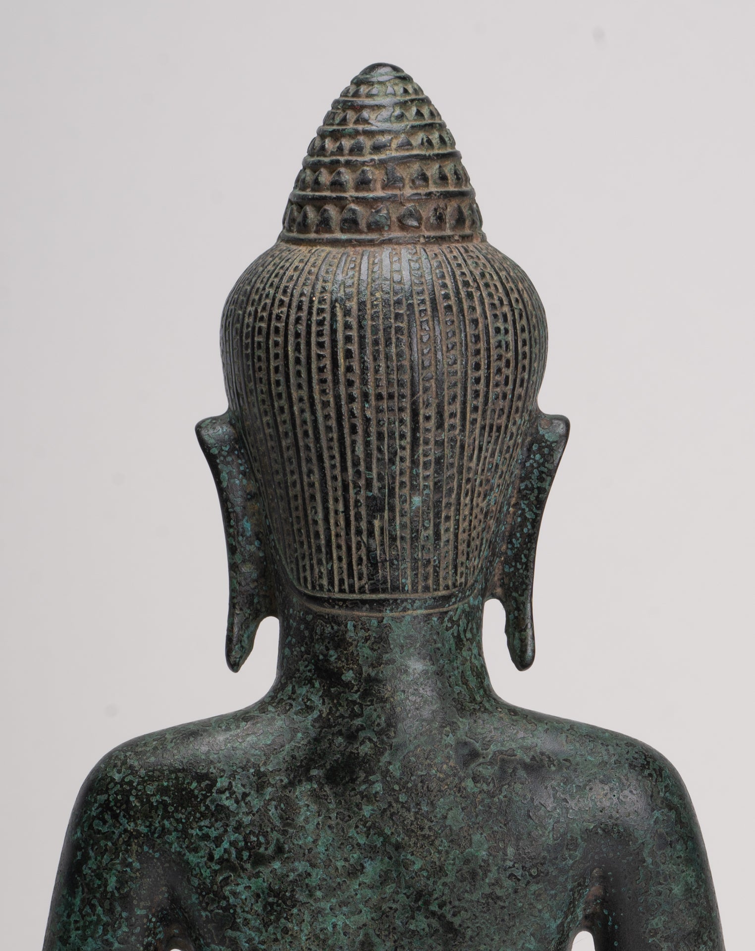 Deity Statue - Antique Khmer Style Bayon Prajnaparamita Statue / Goddess - 45cm/18"