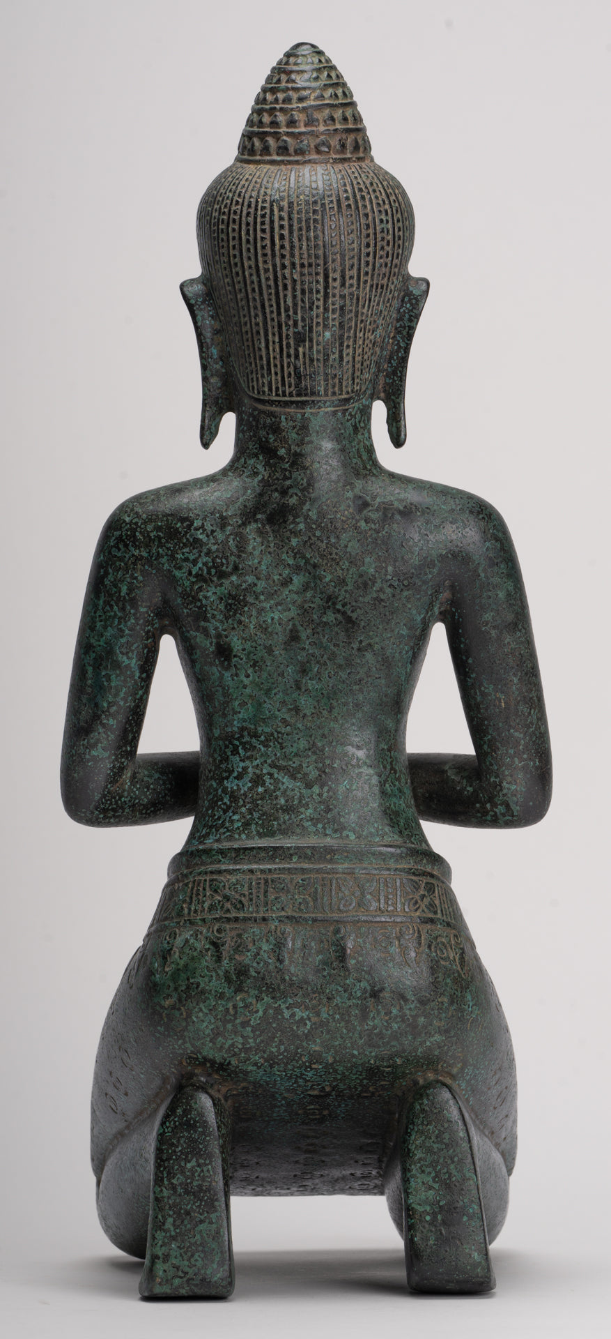 Deity Statue - Antique Khmer Style Bayon Prajnaparamita Statue / Goddess - 45cm/18"