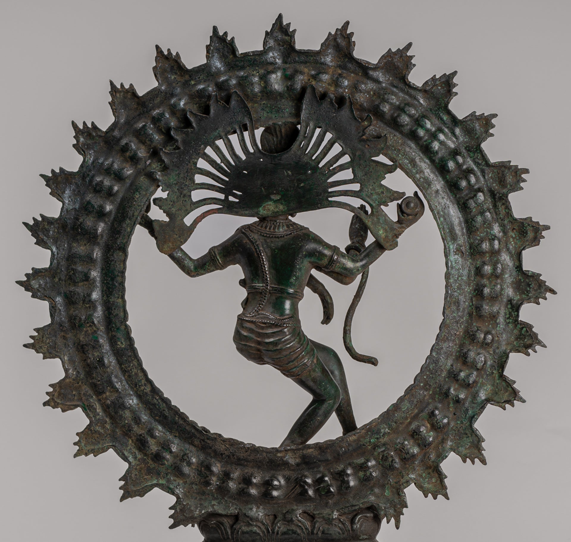 Shiva Statue - Antique Indian Style Bronze Dancing Shiva statue as Lord Nataraja - 42cm(17") Tall