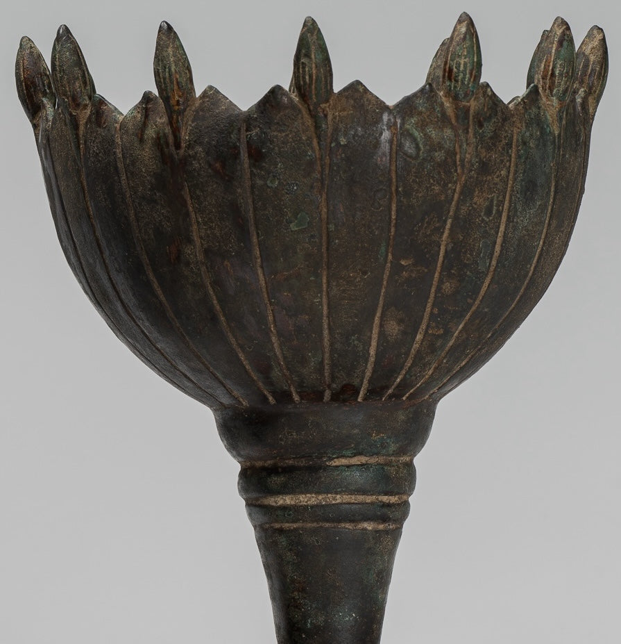 Antique Khmer Style Southeast Asia Bronze Four Way Buddha Statue - 51cm/20"