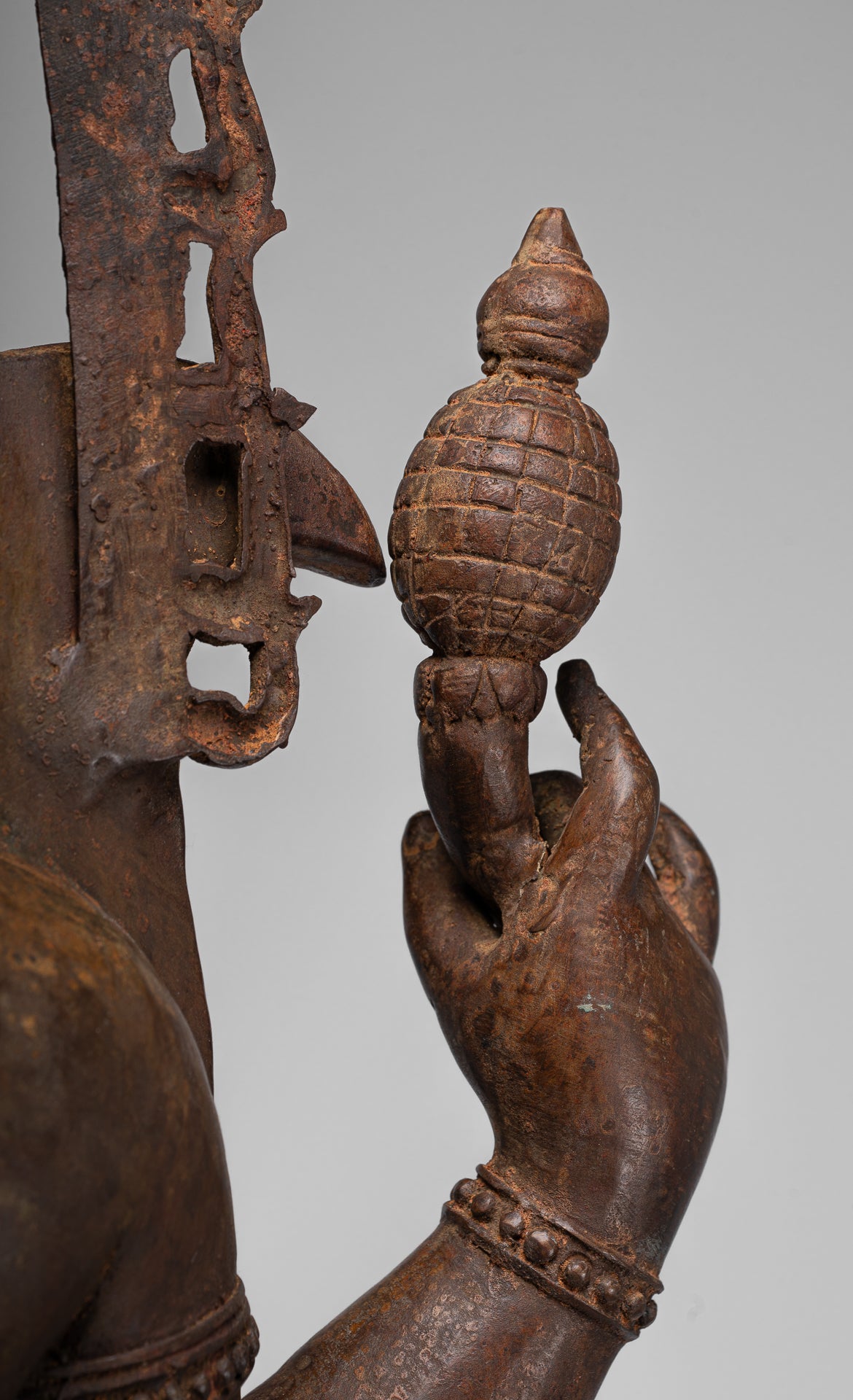 Large Ganesha Statue - Antique Thai Style Bronze Dancing Ganesh Statue - 105cm/42"