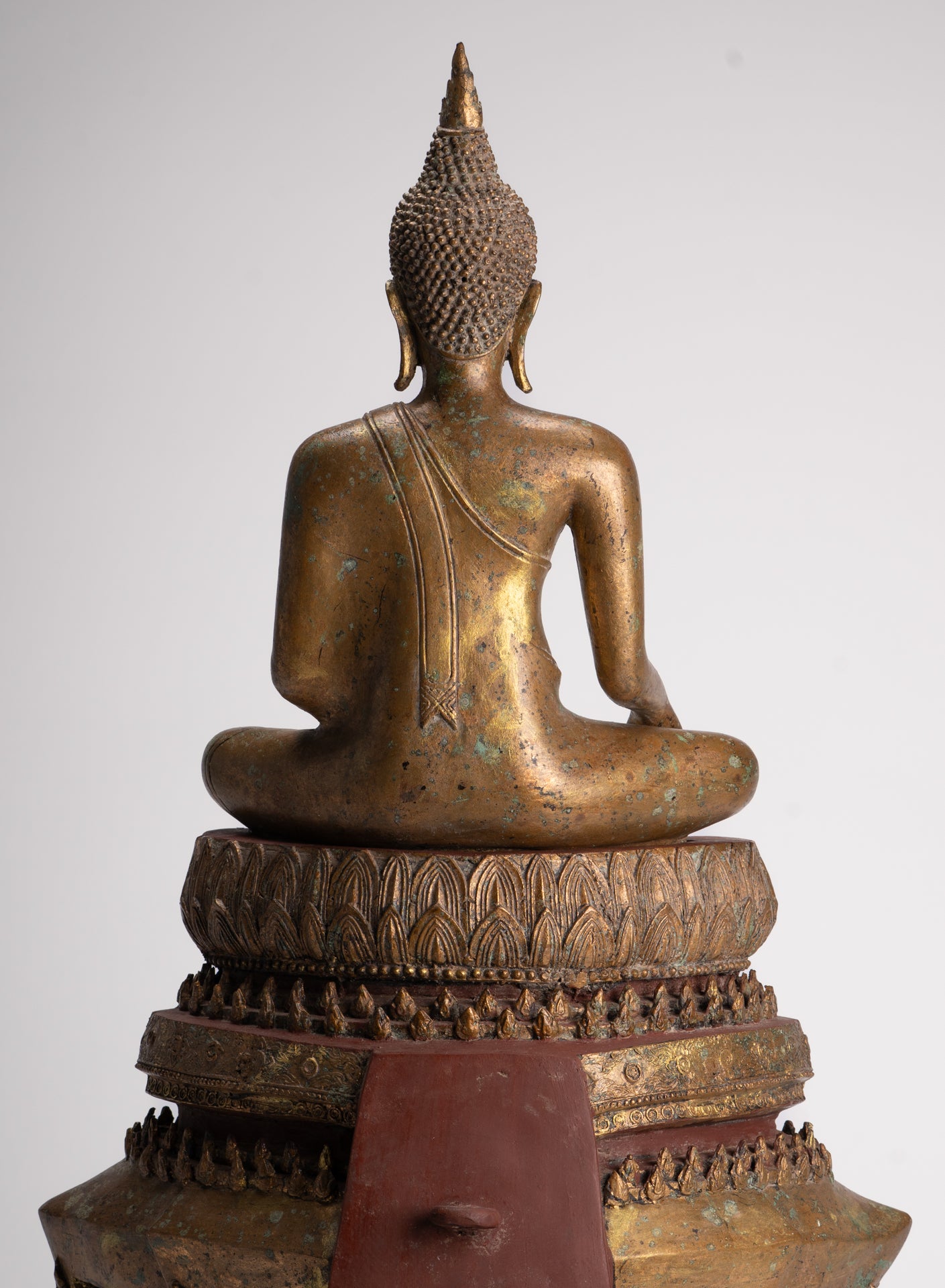 Buddha Statue - Antique Sukhothai Style Thai Enlightenment Buddha Statue - 71cm/28"