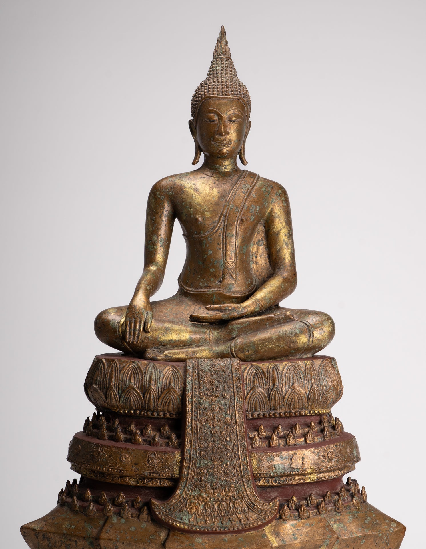 Buddha Statue - Antique Sukhothai Style Thai Enlightenment Buddha Statue - 71cm/28"