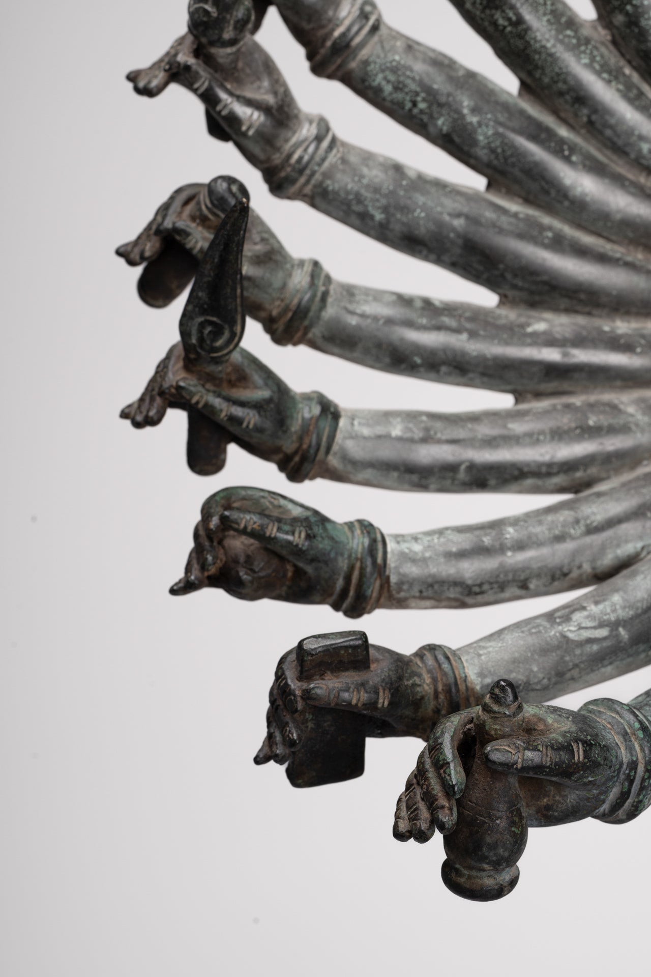 Deity Statue - Antique Khmer Style Bayon Prajnaparamita Statue / Goddess - 115cm/46"