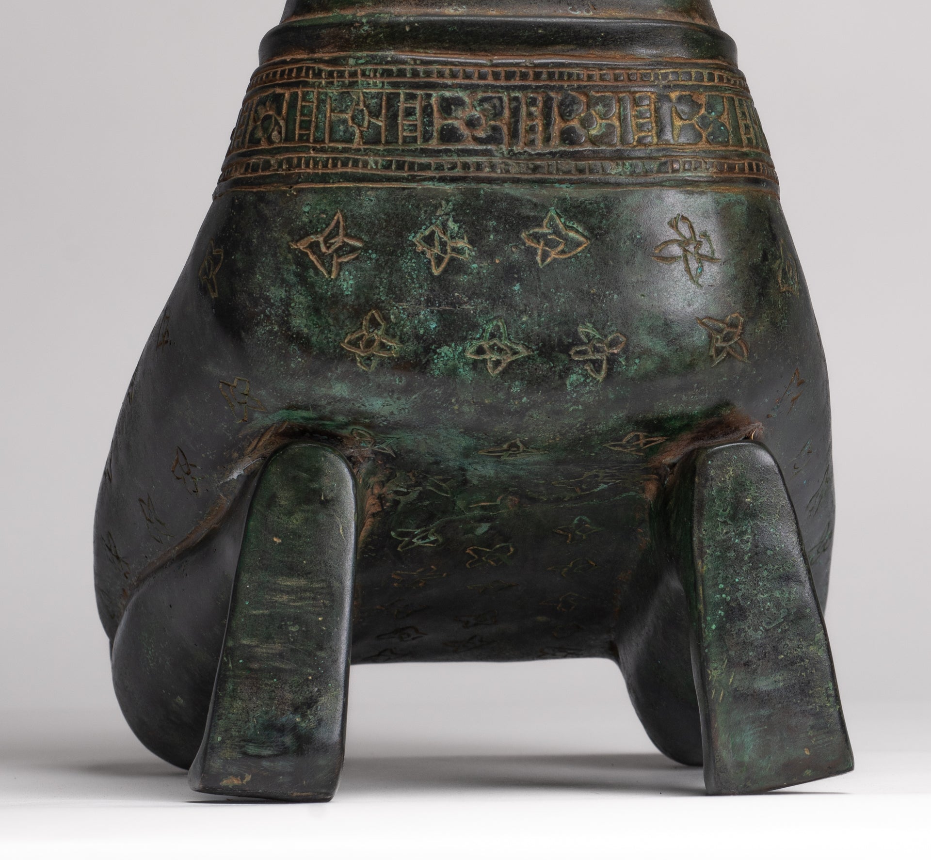 Deity Statue - Antique Khmer Style Bayon Prajnaparamita Statue / Goddess - 54cm/22"