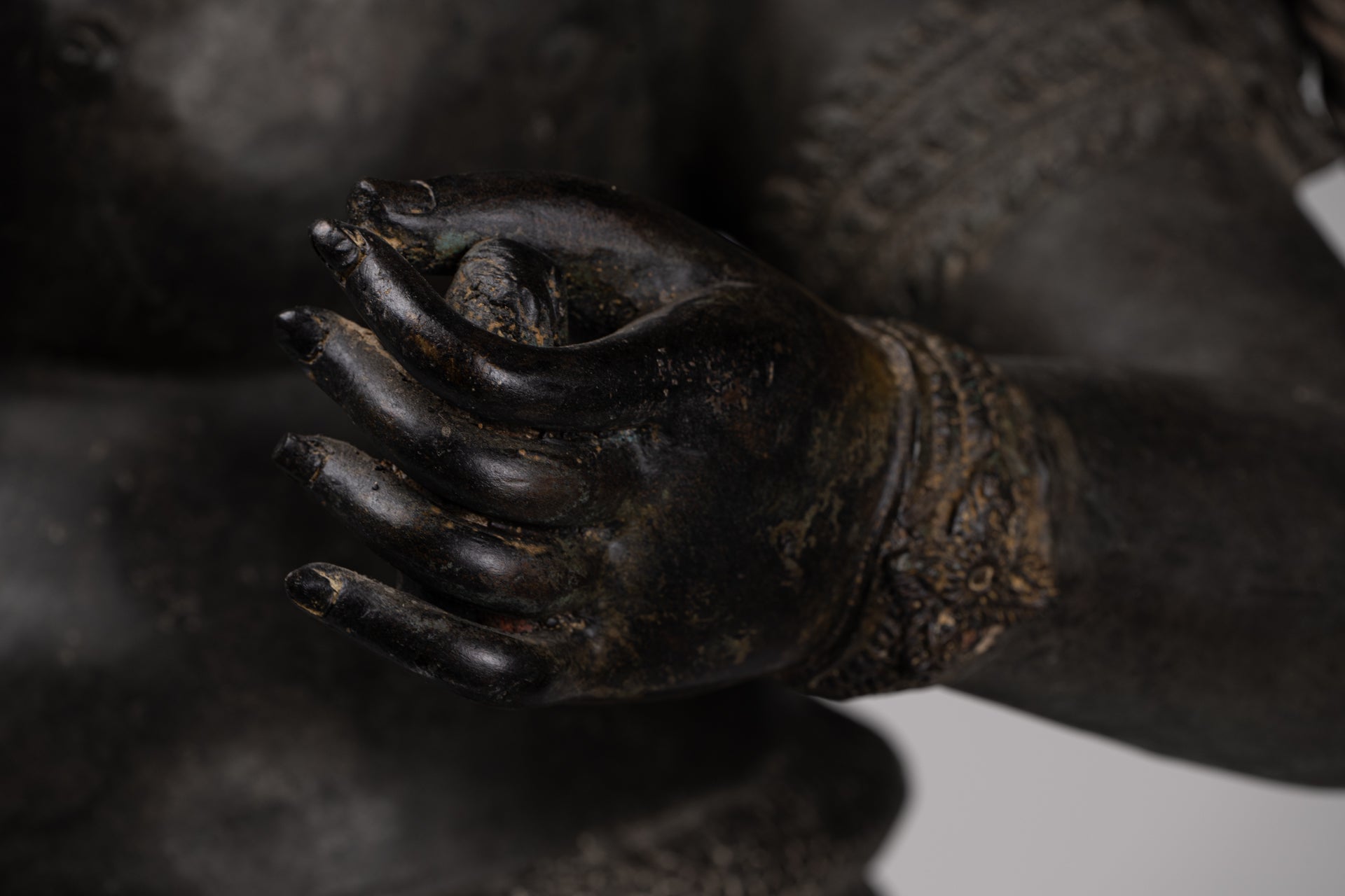 Large Ganesha Statue - Antique Thai Style Bronze Dancing Ganesh Statue - 120cm/48"