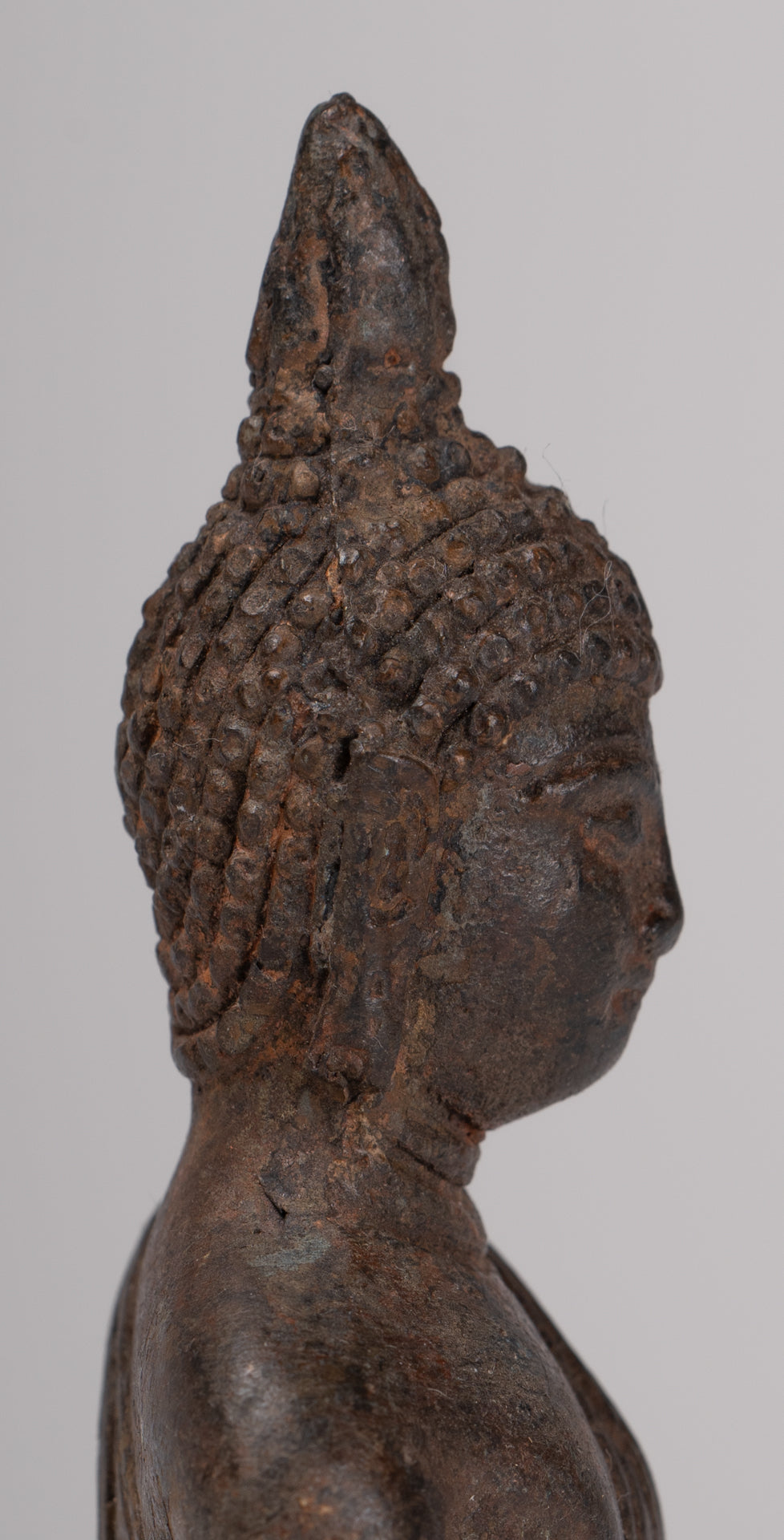 Buddha Statue - Antique Sukhothai Style Thai Enlightenment Buddha Statue - 10cm/4"