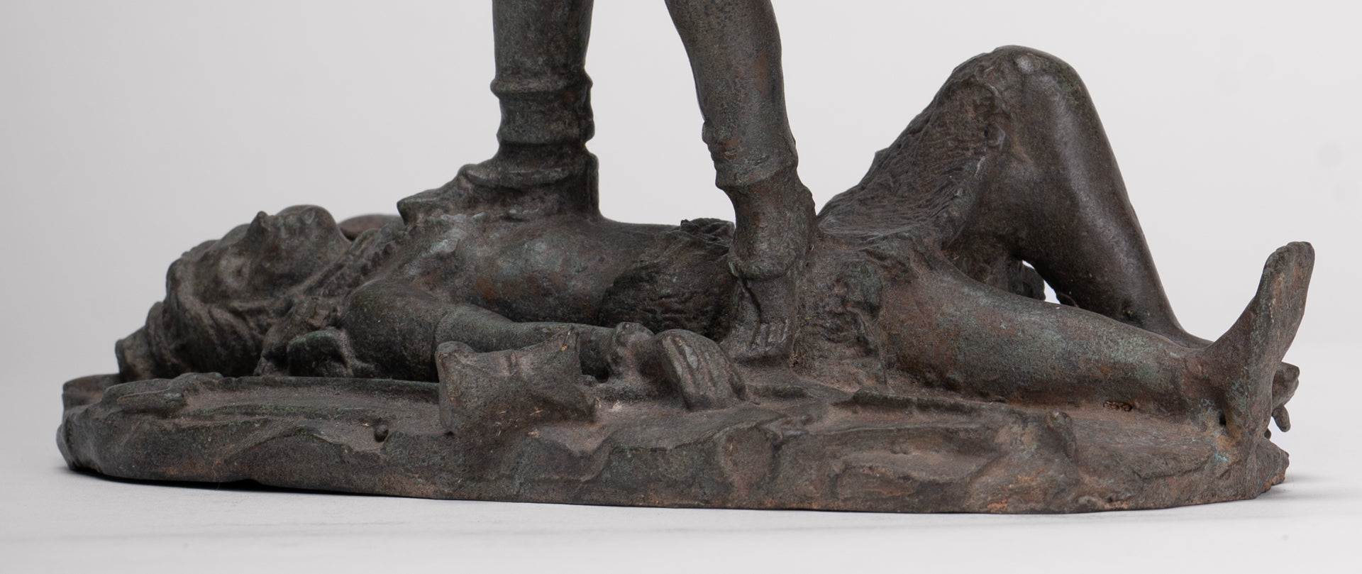 Kali Statue - Antique Indian Style Standing Bronze Kali or Mahakali Statue - 19cm/8"