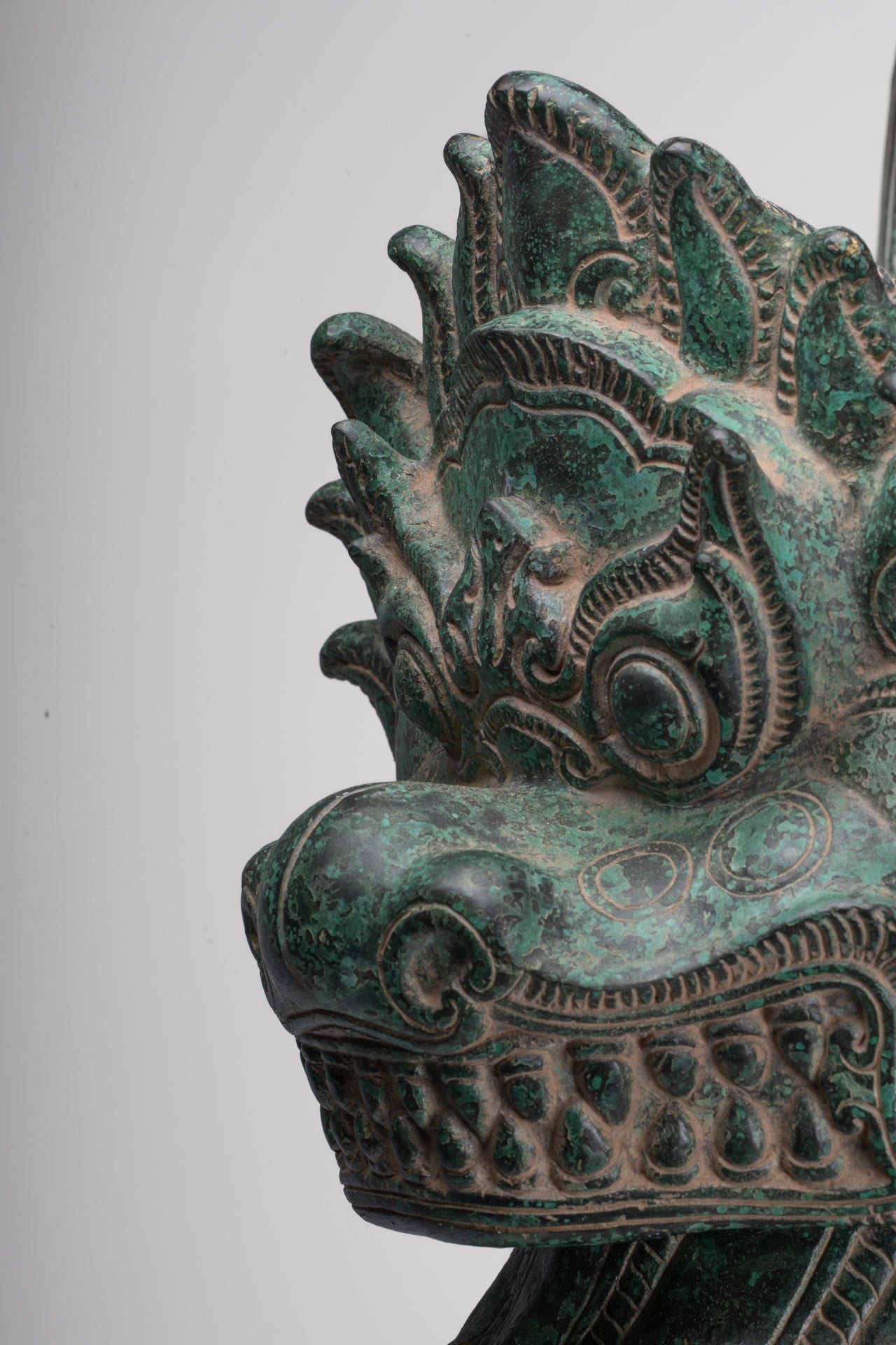 Antique Chinese Style Temple Guardian Lion Foo Dogs Imperial Lion - 66cm/26" (Pair)