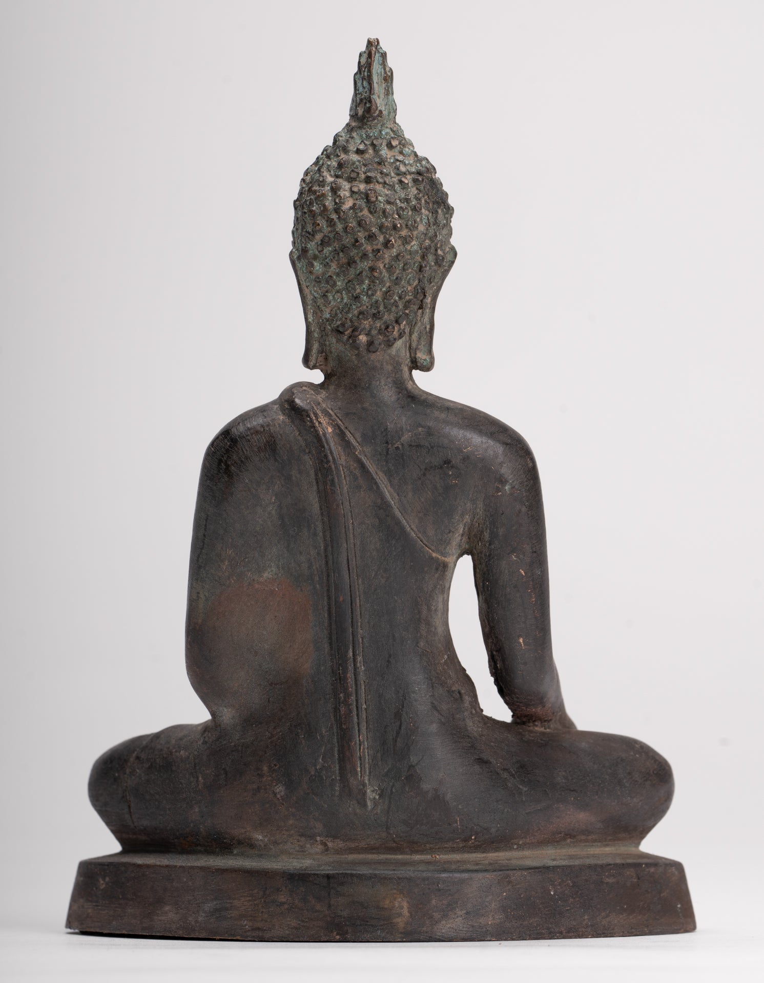 Buddha Statue - Antique Sukhothai Style Thai Enlightenment Buddha Statue - 17cm/7"