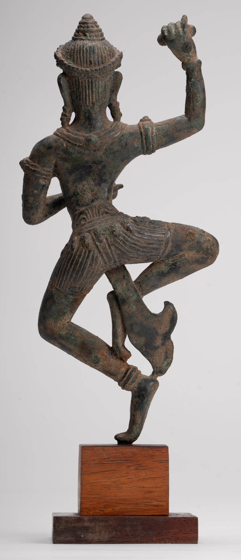 Antique Khmer Style Angkor Wat Bronze Dancing Apsara or Angel - 29cm/12"