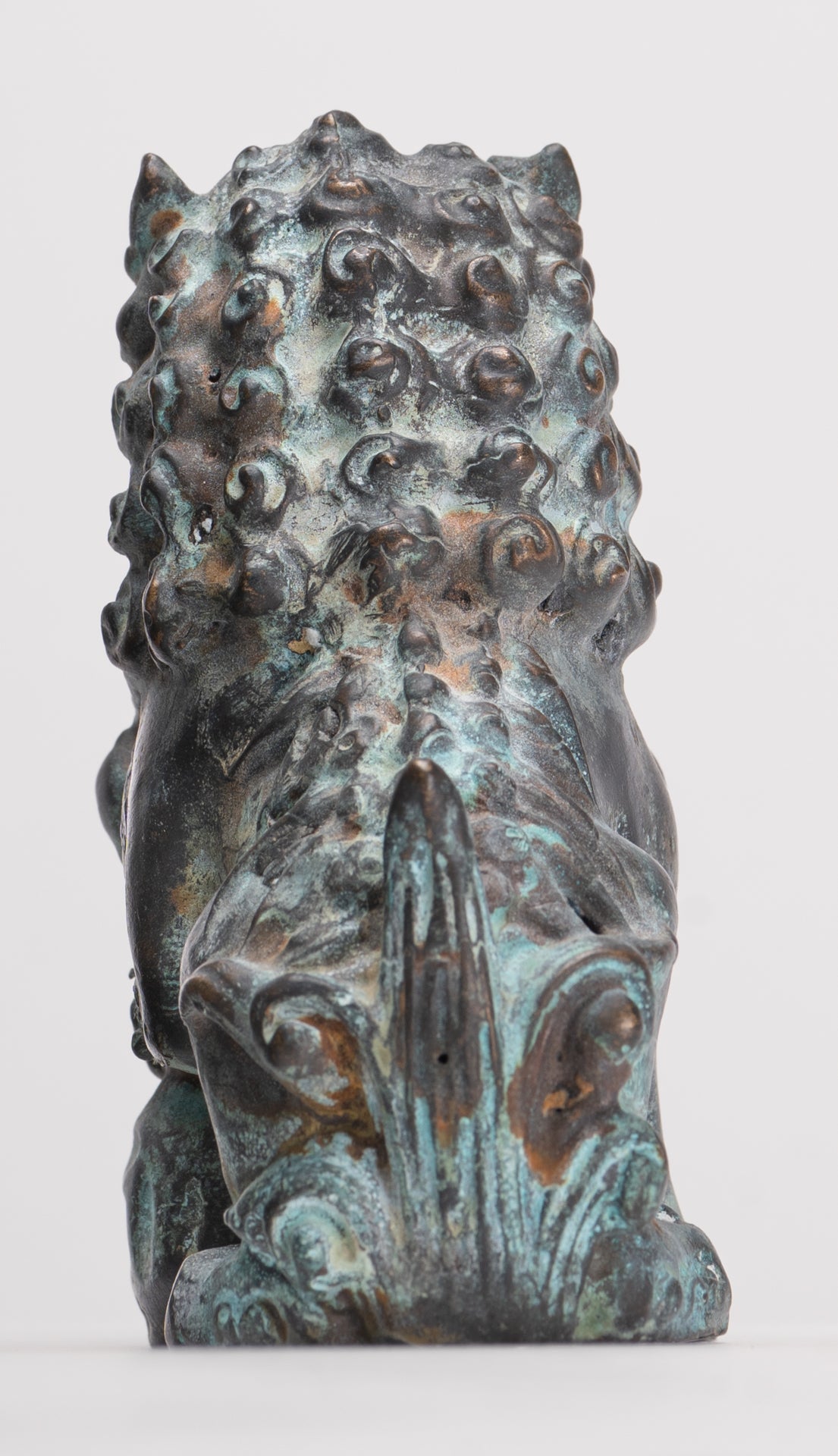 Leoni guardiani del tempio in stile cinese antico Leoni Shishi Foo Dogs Leoni imperiali (coppia) - 10,5 cm/4"