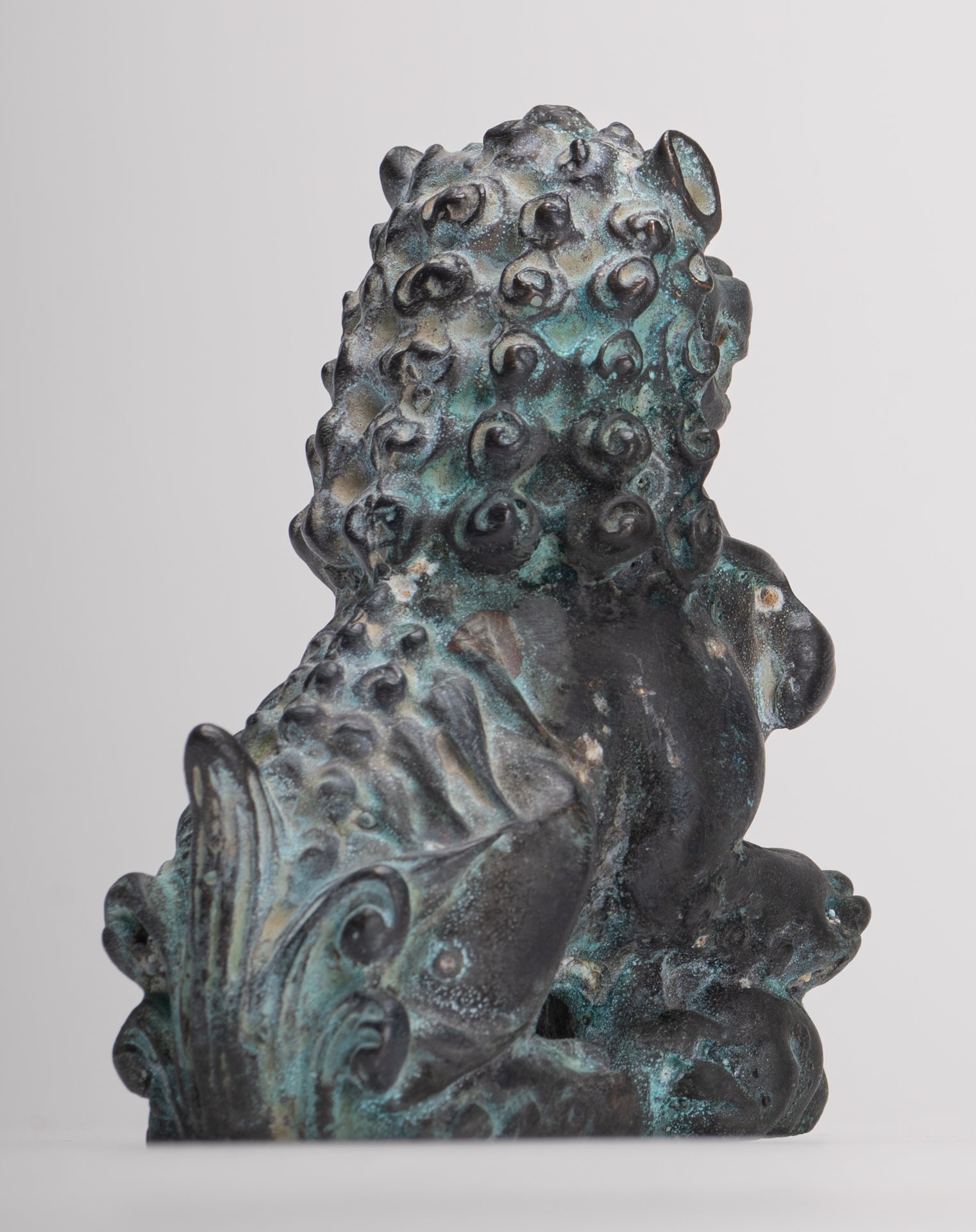 Leoni guardiani del tempio in stile cinese antico Leoni Shishi Foo Dogs Leoni imperiali (coppia) - 10,5 cm/4"