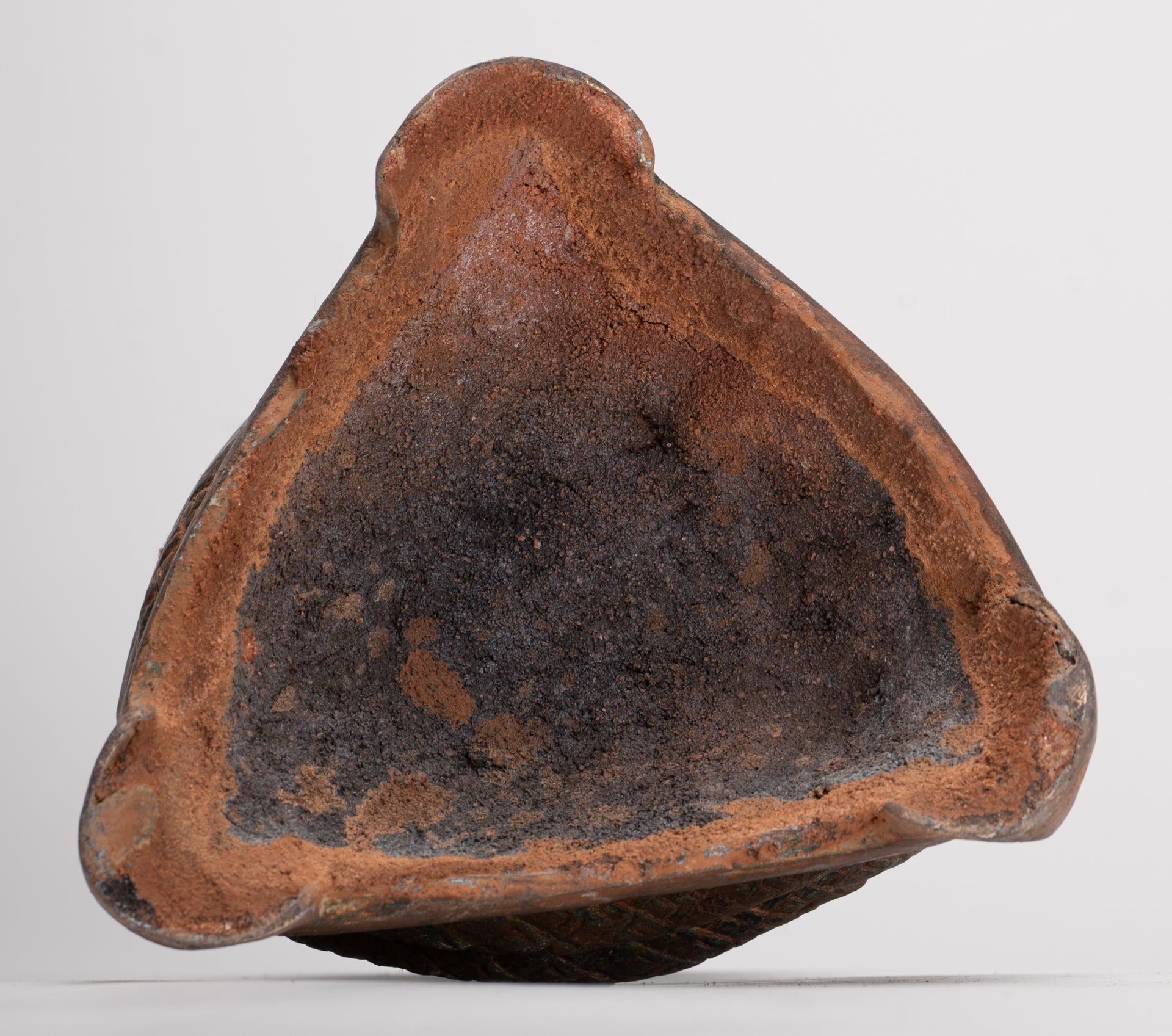 Buddha Statue - Antique Laos Style Bronze Enlightenment Naga Buddha Statue - 34cm/14"