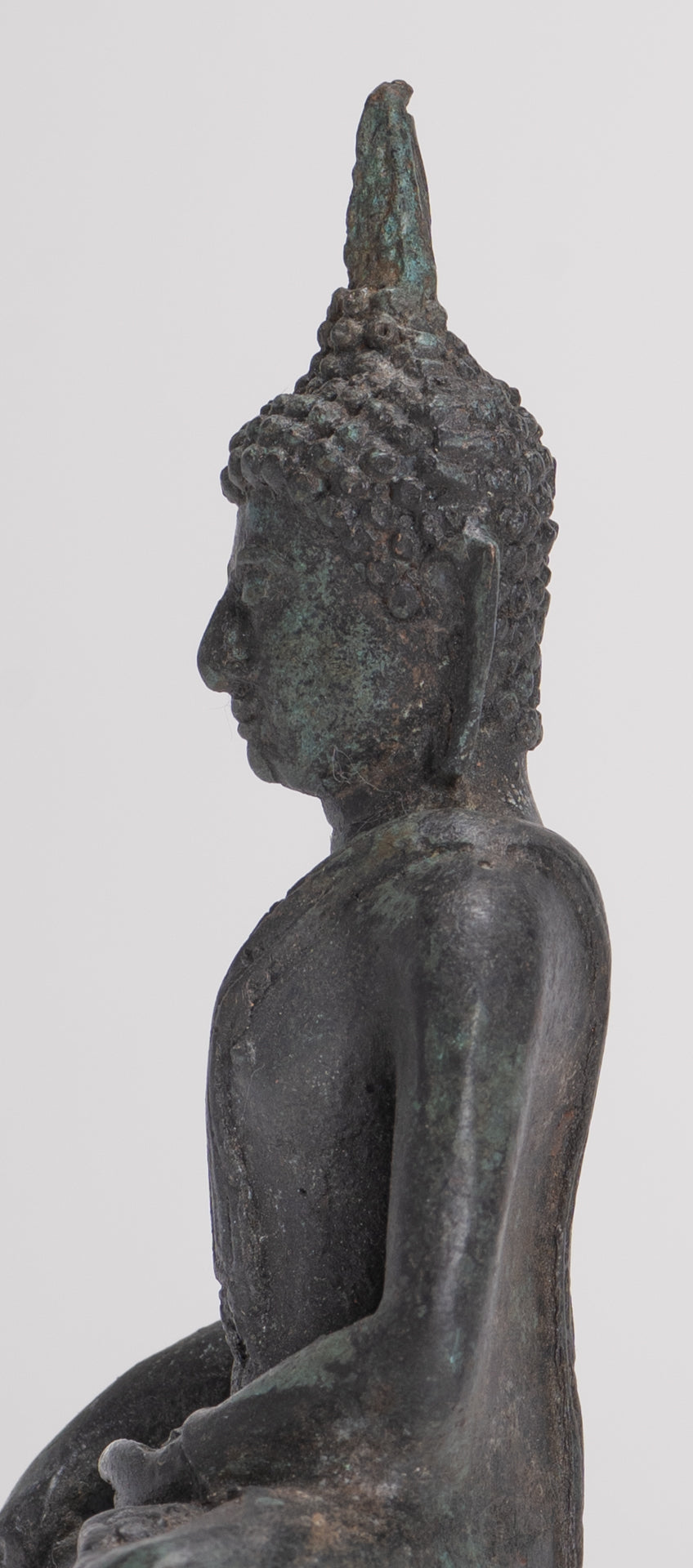 Buddha Statue - Antique Sukhothai Style Thai Enlightenment Buddha Statue - 10cm/4"