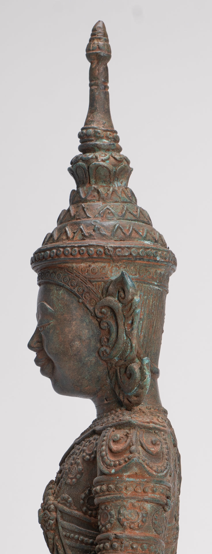 Buddha Statue - Seated Antique Laos Style Meditation Buddha Statue - 61cm/24"