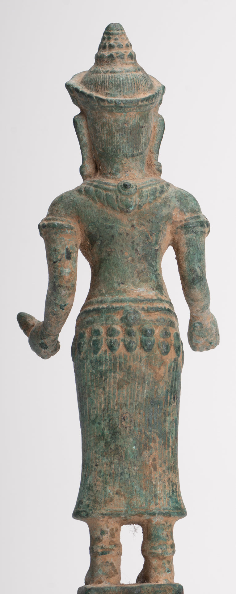 Lakshmi Statue - Antique Khmer Style Bayon Lakshmi Statue / Devi Consort of Vishnu - 27.5cm/11"