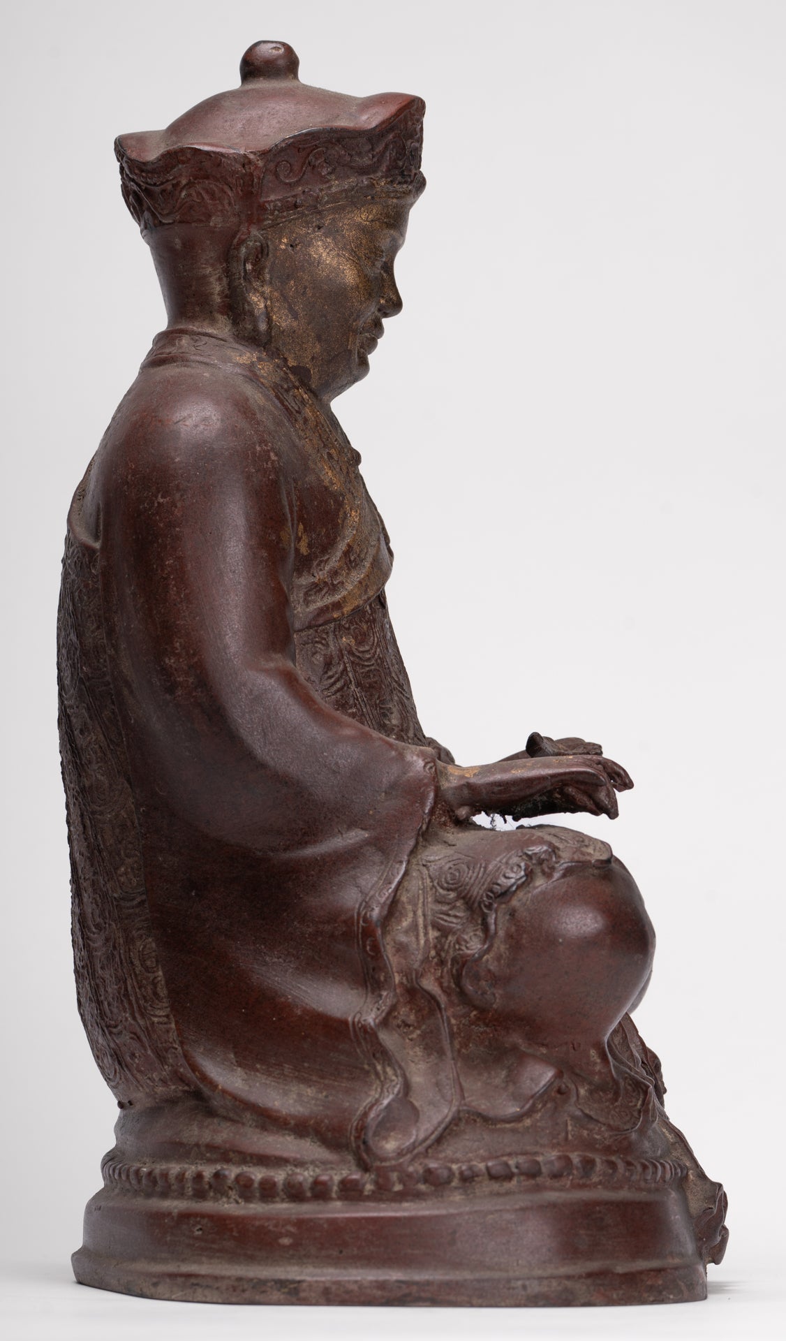 Monk Statue - Antique Chinese Style Tai Hong Gong Chinese Monk Statue - 34cm/14"