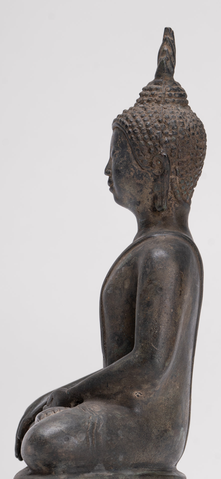 Buddha Statue - Antique Sukhothai Style Thai Enlightenment Buddha Statue - 22cm/9"