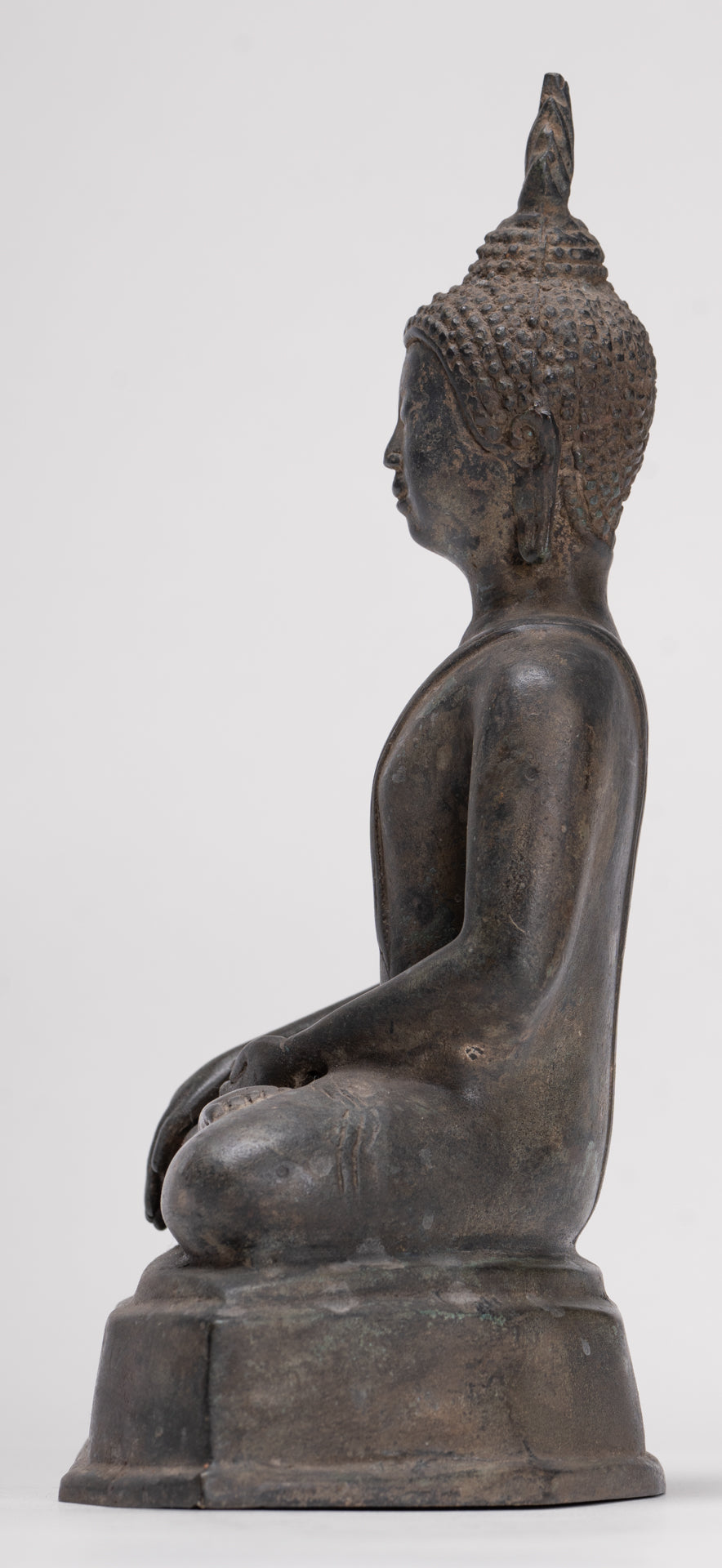 Buddha Statue - Antique Sukhothai Style Thai Enlightenment Buddha Statue - 22cm/9"