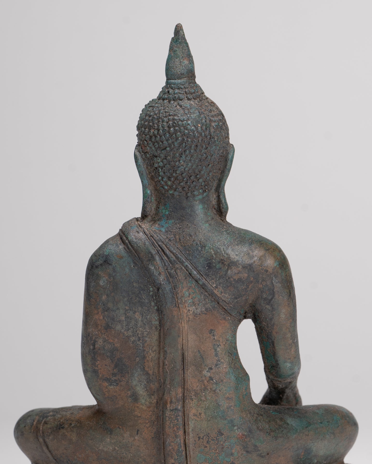 Buddha Statue - Antique Sukhothai Style Thai Enlightenment Buddha Statue - 16cm/6"