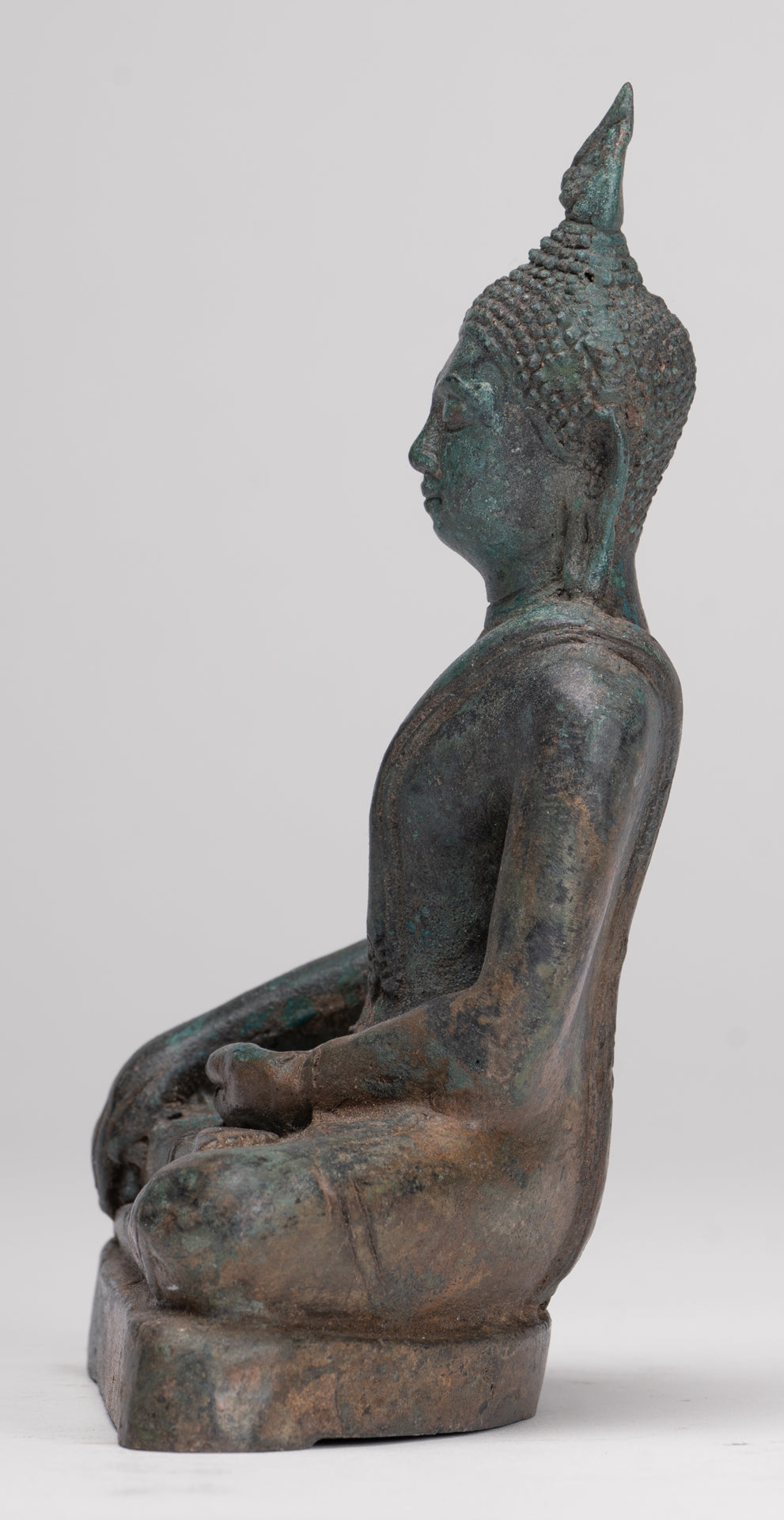 Buddha Statue - Antique Sukhothai Style Thai Enlightenment Buddha Statue - 16cm/6"