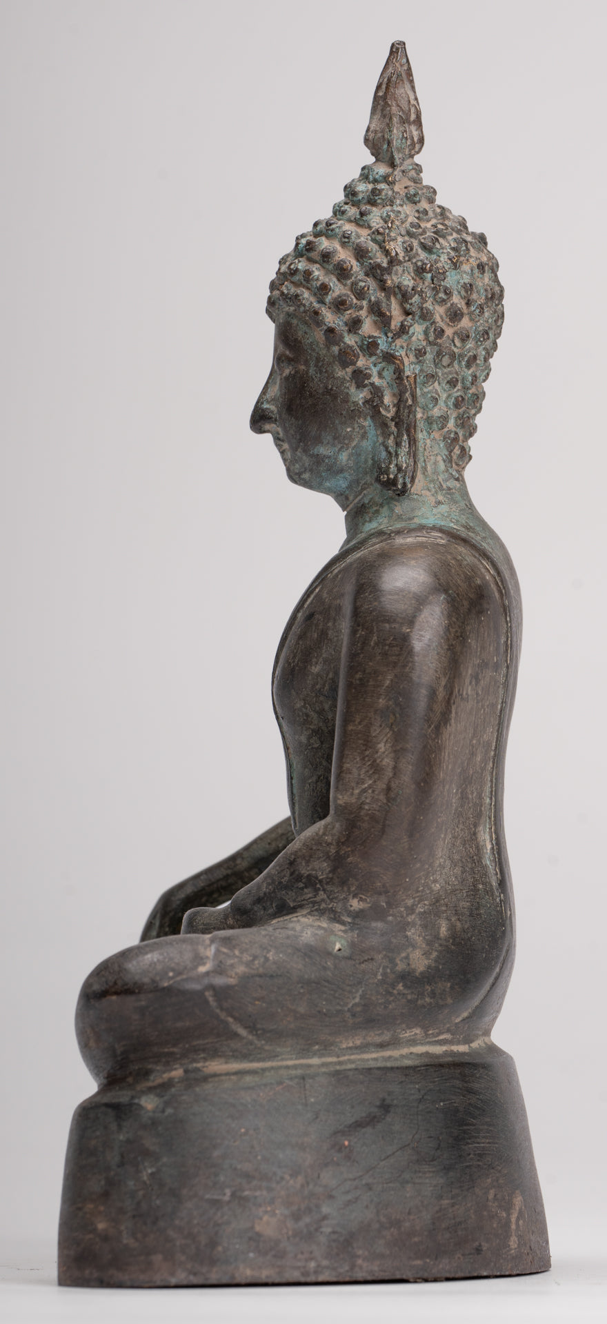 Buddha Statue - Antique Sukhothai Style Thai Enlightenment Buddha Statue - 19.5cm/8"