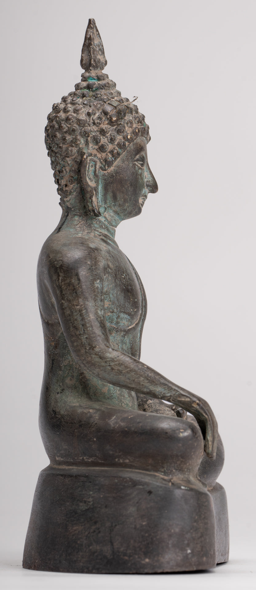 Buddha Statue - Antique Sukhothai Style Thai Enlightenment Buddha Statue - 19.5cm/8"