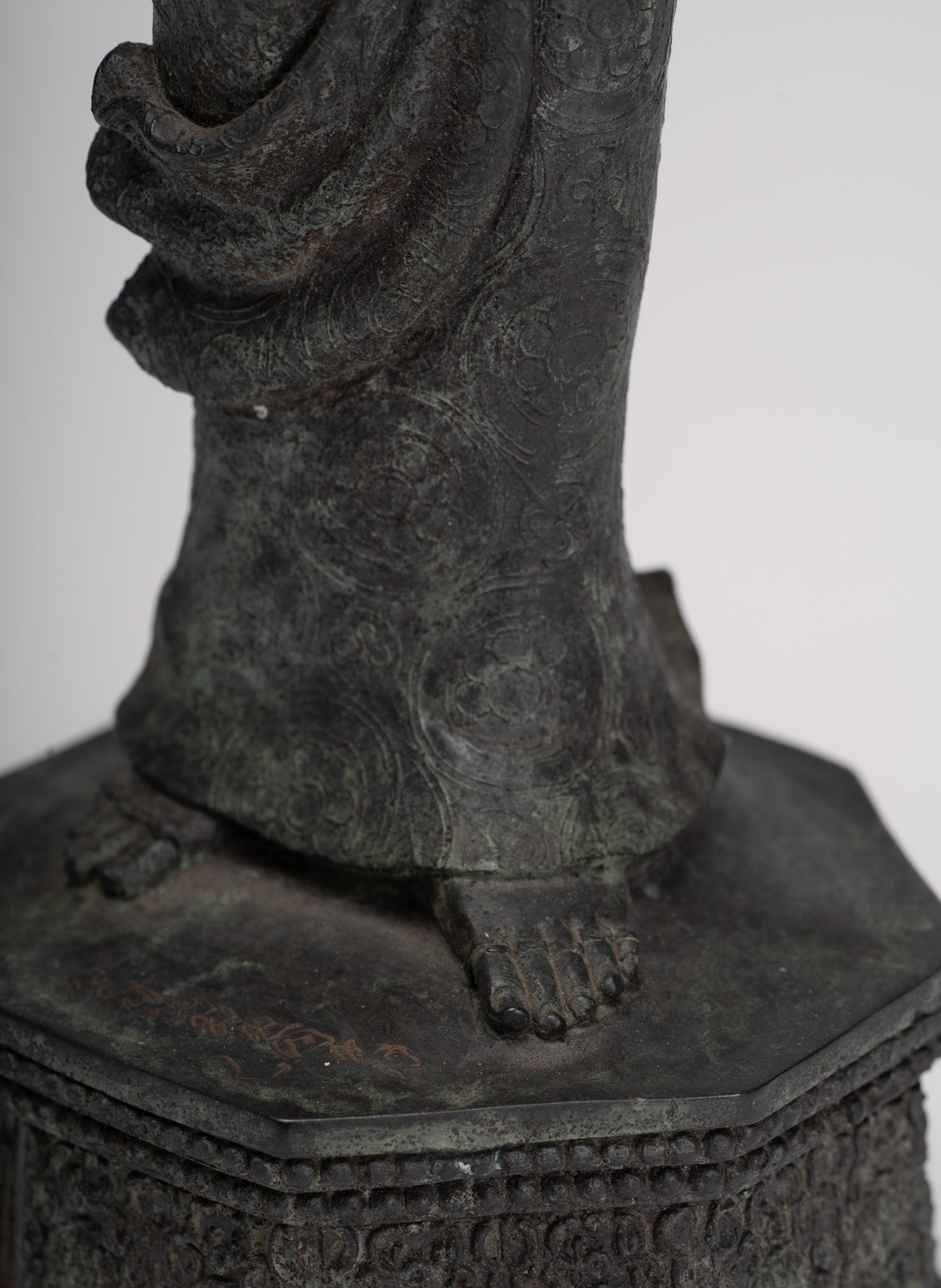 Masterpiece - Antique Java Style Majapahit Standing White Devi Tara Statue - 48cm/19"