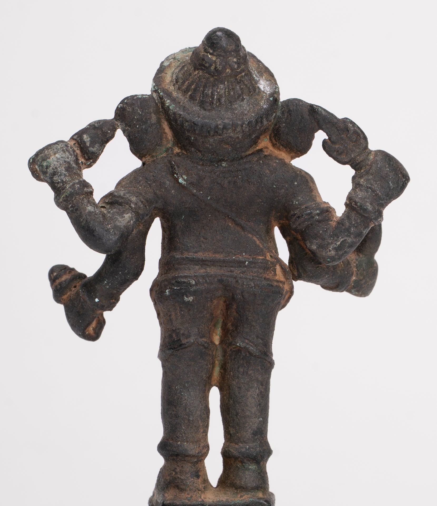 Antike Ganesha-Statue aus Bronze im Khmer-Stil – 11 cm.