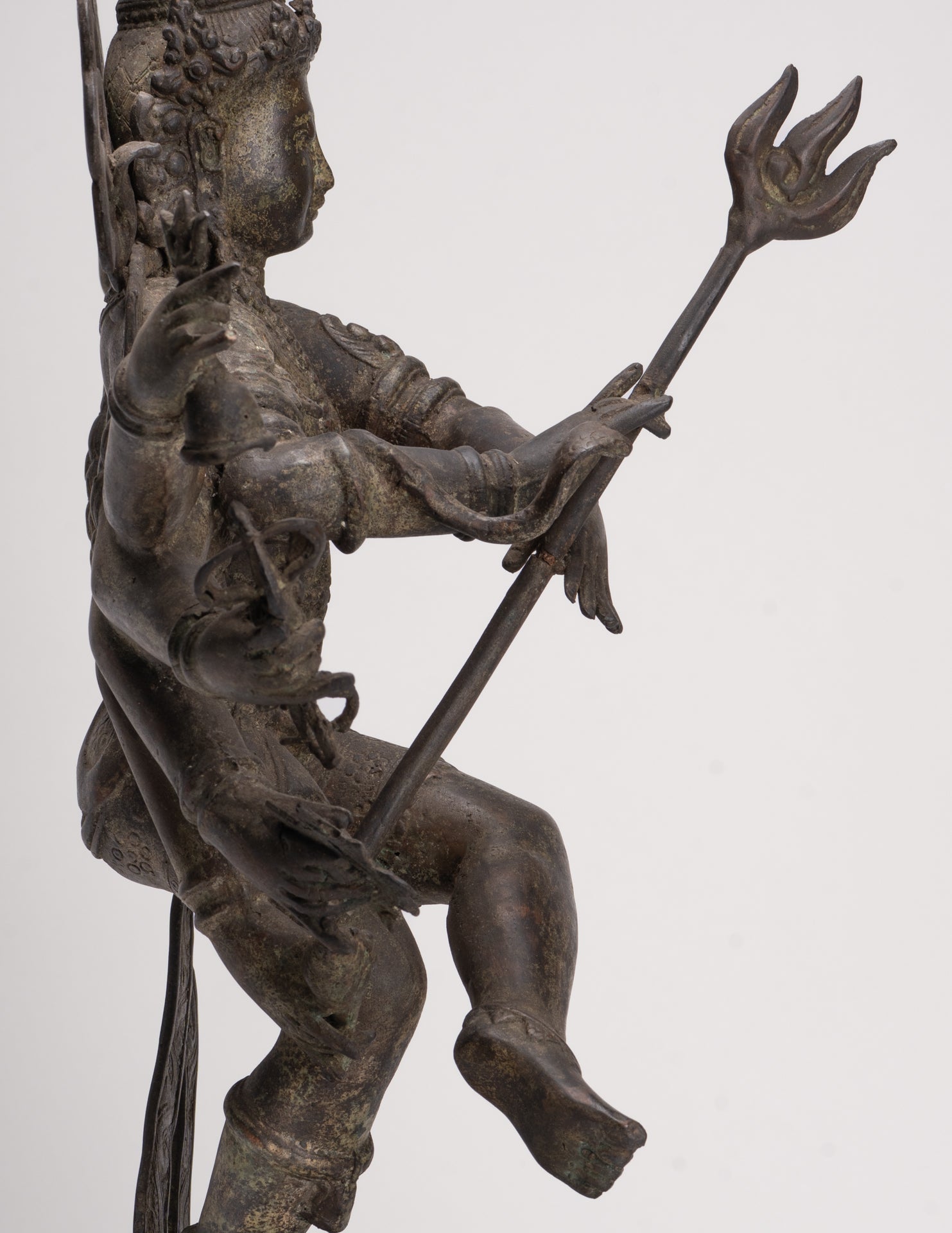 Antique Javanese Style Bronze Dancing Shiva statue as Lord Nataraja - 64cm(26") Tall