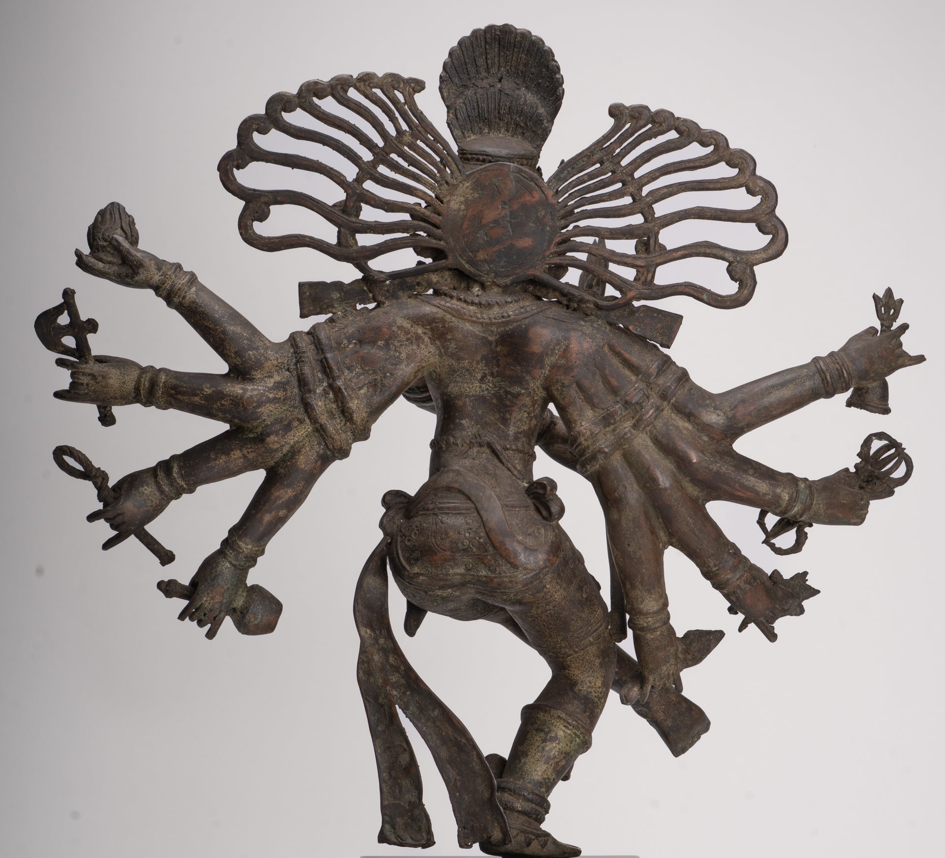 Antique Javanese Style Bronze Dancing Shiva statue as Lord Nataraja - 64cm(26") Tall
