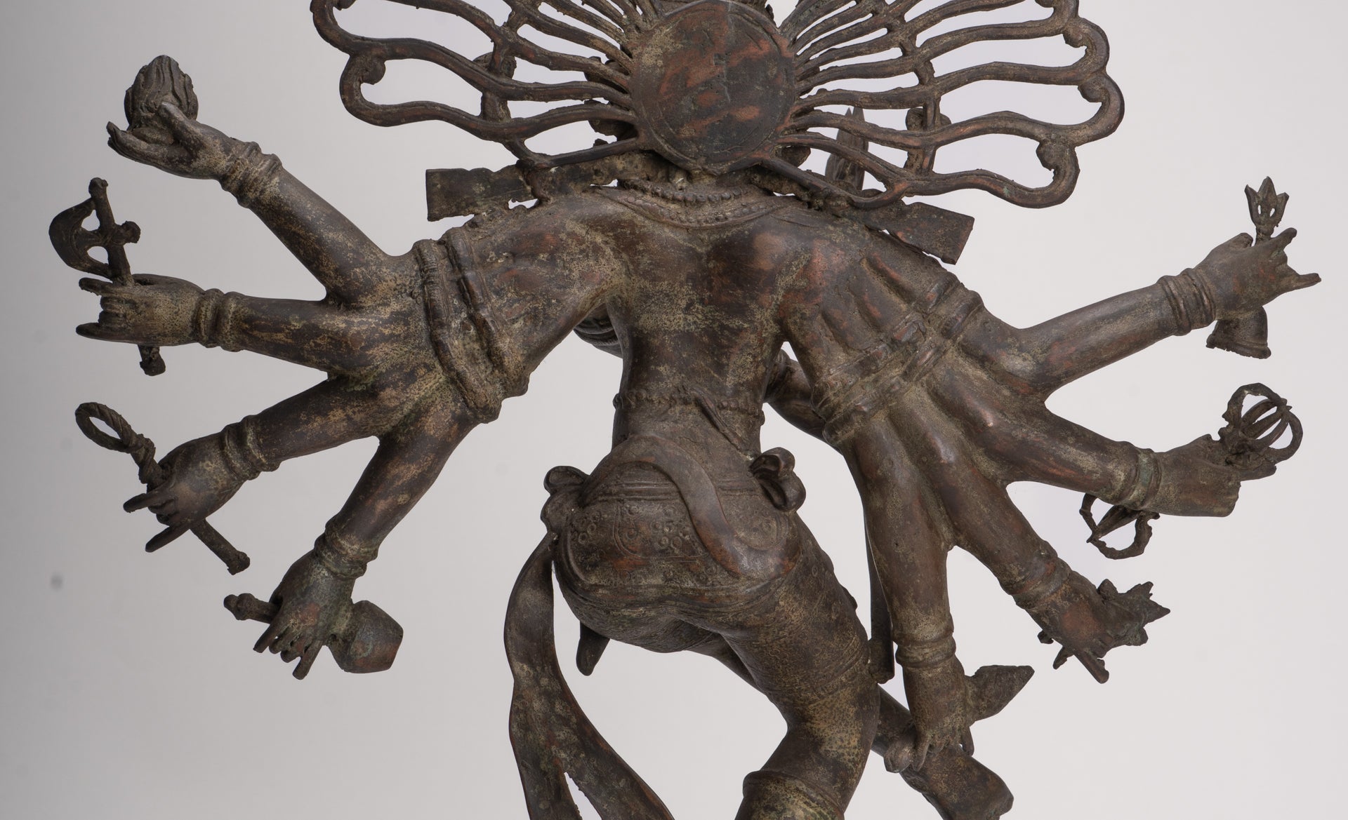 Antique Javanese Style Bronze Dancing Shiva statue as Lord Nataraja - 64cm(26") Tall
