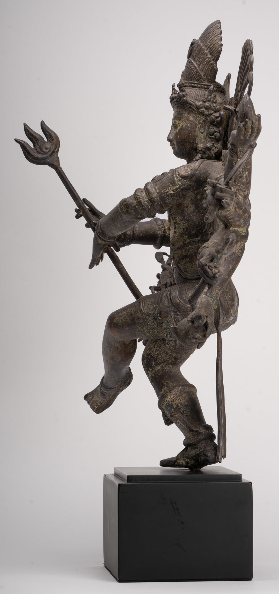 Antique Javanese Style Bronze Dancing Shiva statue as Lord Nataraja - 64cm(26") Tall