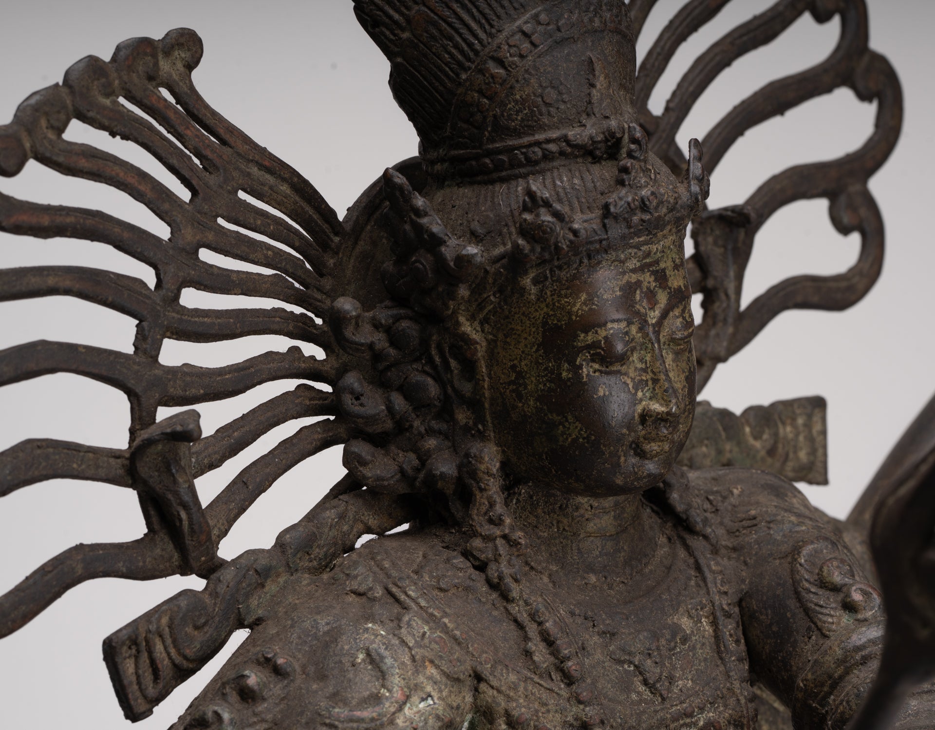 Antique Javanese Style Bronze Dancing Shiva statue as Lord Nataraja - 64cm(26") Tall