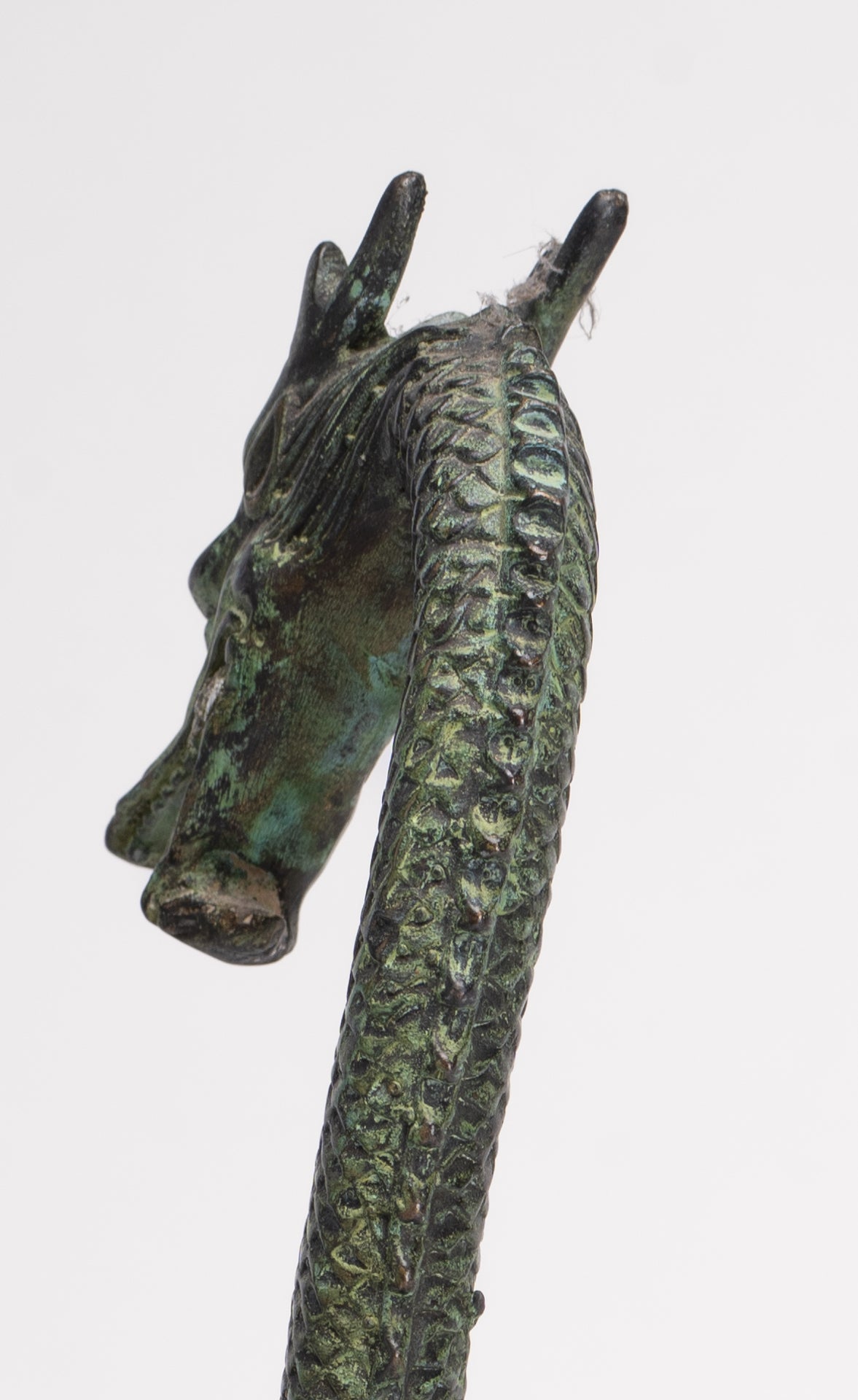 Antique Chinese Style Bronze Dragon Statue - 40cm/16"